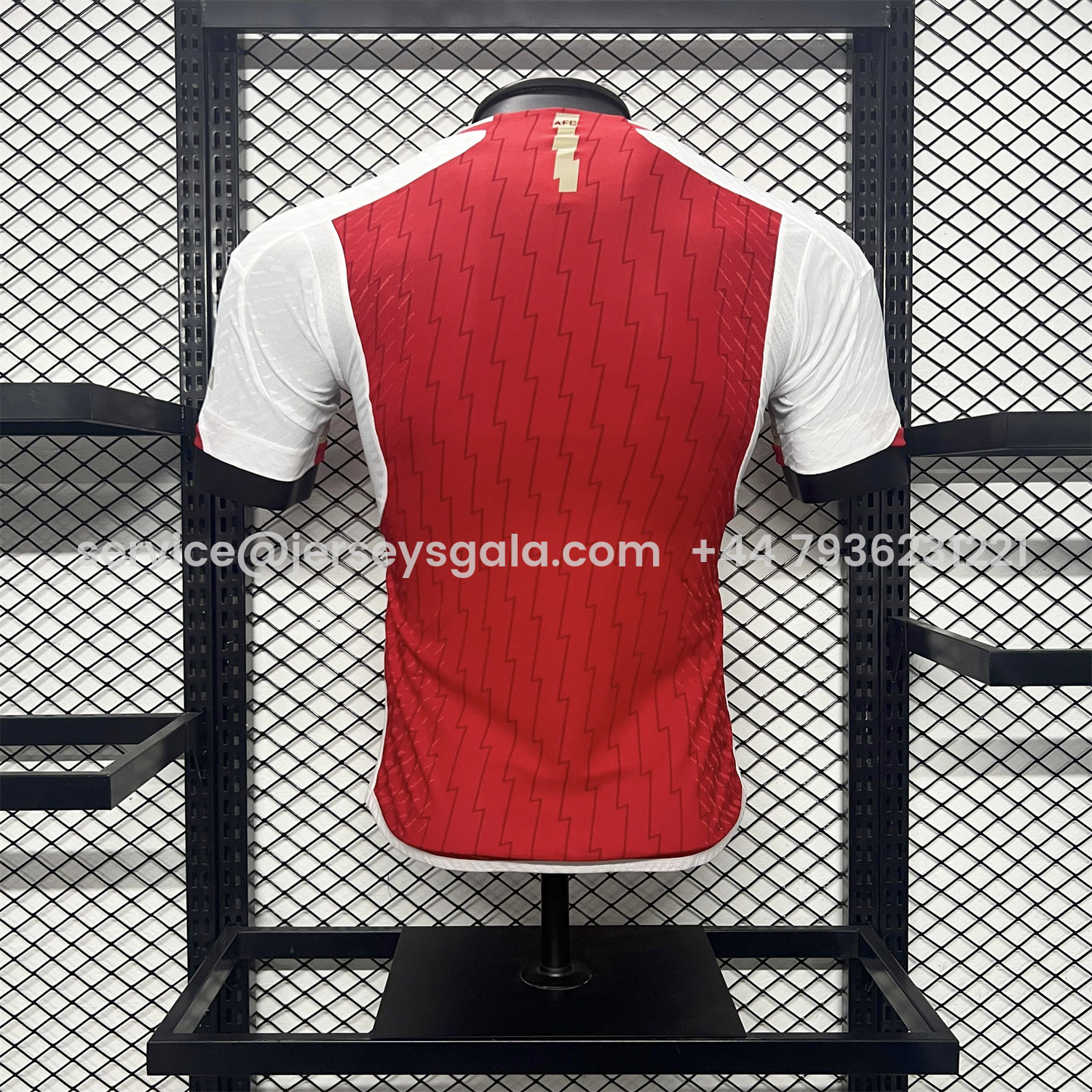 JerseysGala.com | Retro Arsenal 2023-24 Home Red Jersey - Player Version -Customize Name, Number and Patch | Worldwide Shipping