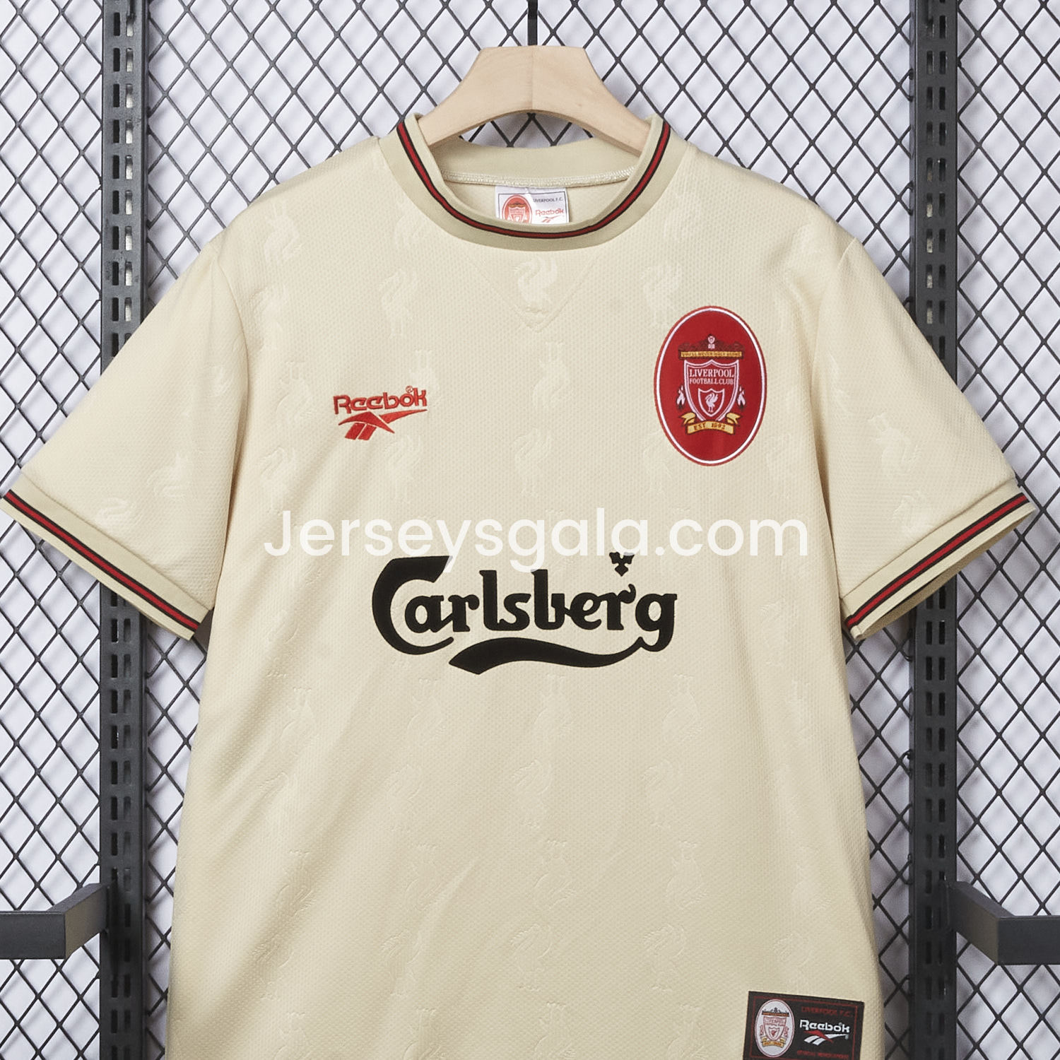 JerseysGala.com | Retro Liver.pool 1996-97 Away Jersey -Customize Name, Number and Patch | Worldwide Shipping