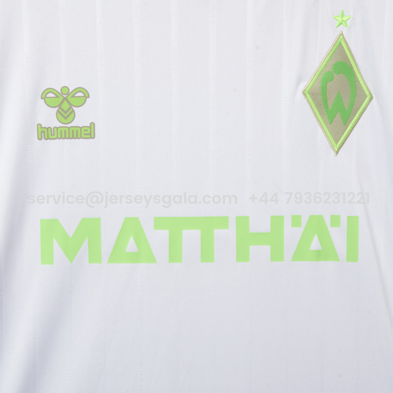 JerseysGala.com | Werder Bremen 25-26 Away Jersey - Fans Version -Customize Name, Number and Patch | Worldwide Shipping