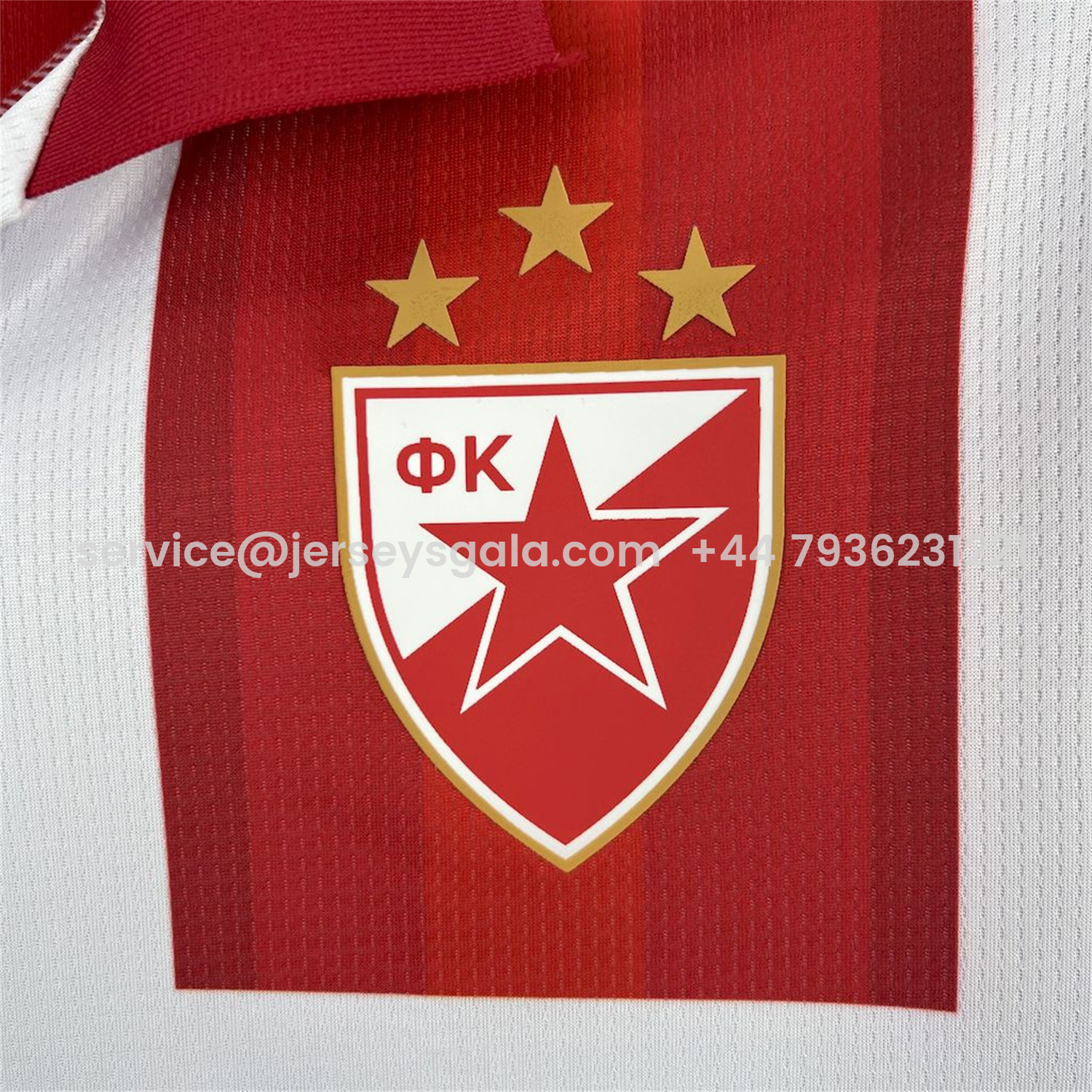 JerseysGala.com | Red Star Belgrade 25-26 Home Jersey - Fans Version -Customize Name, Number and Patch | Worldwide Shipping