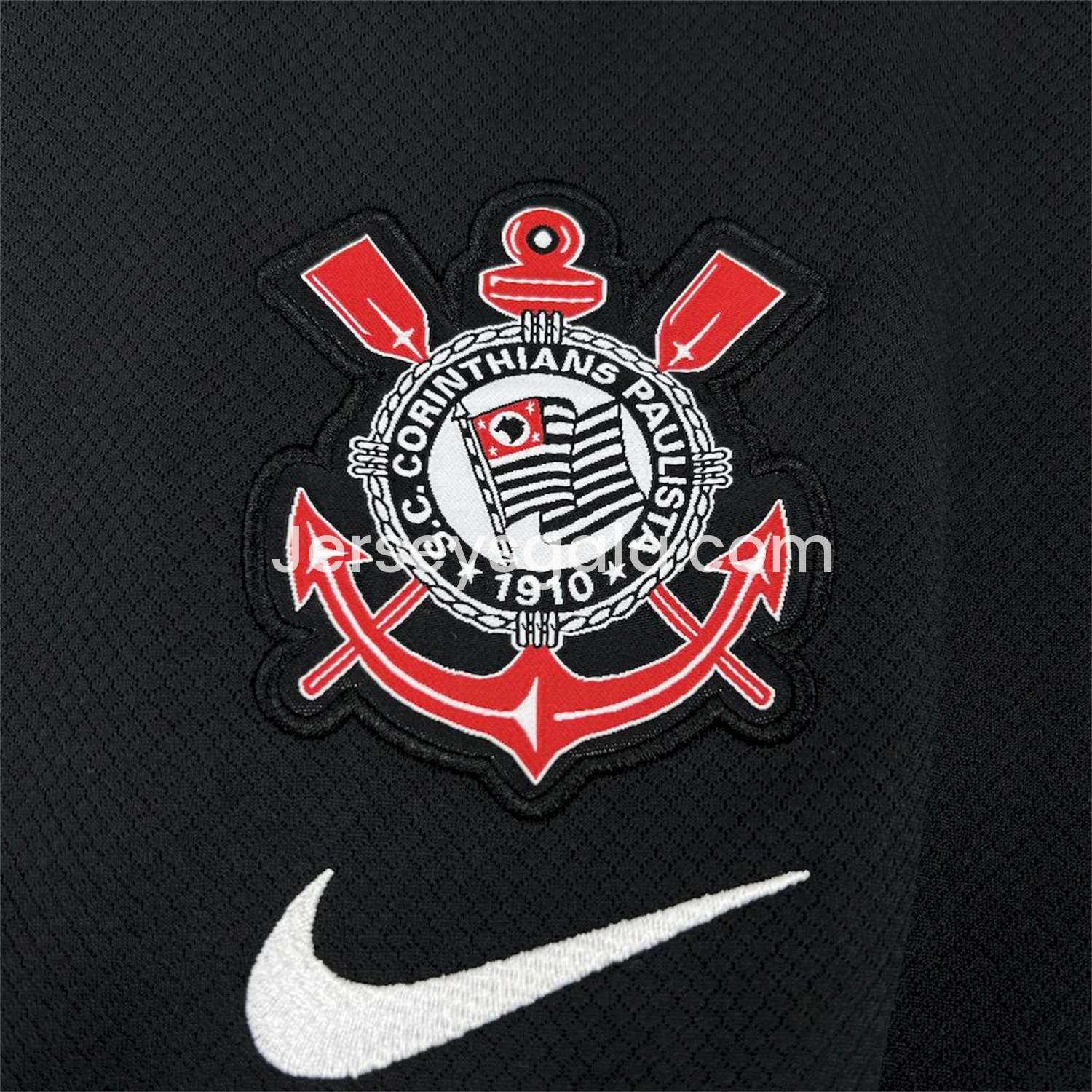 JerseysGala.com | Corinthians 2025-26 Away Jersey - Fans Version -Customize Name, Number and Patch | Worldwide Shipping