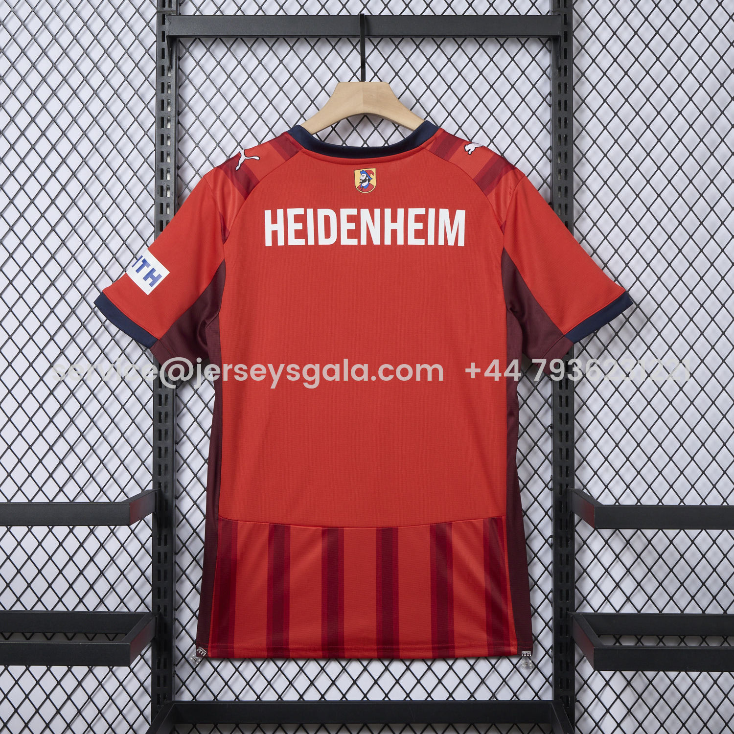 JerseysGala.com | FC Heidenheim 25-26 Home Jersey - Fans Version -Customize Name, Number and Patch | Worldwide Shipping