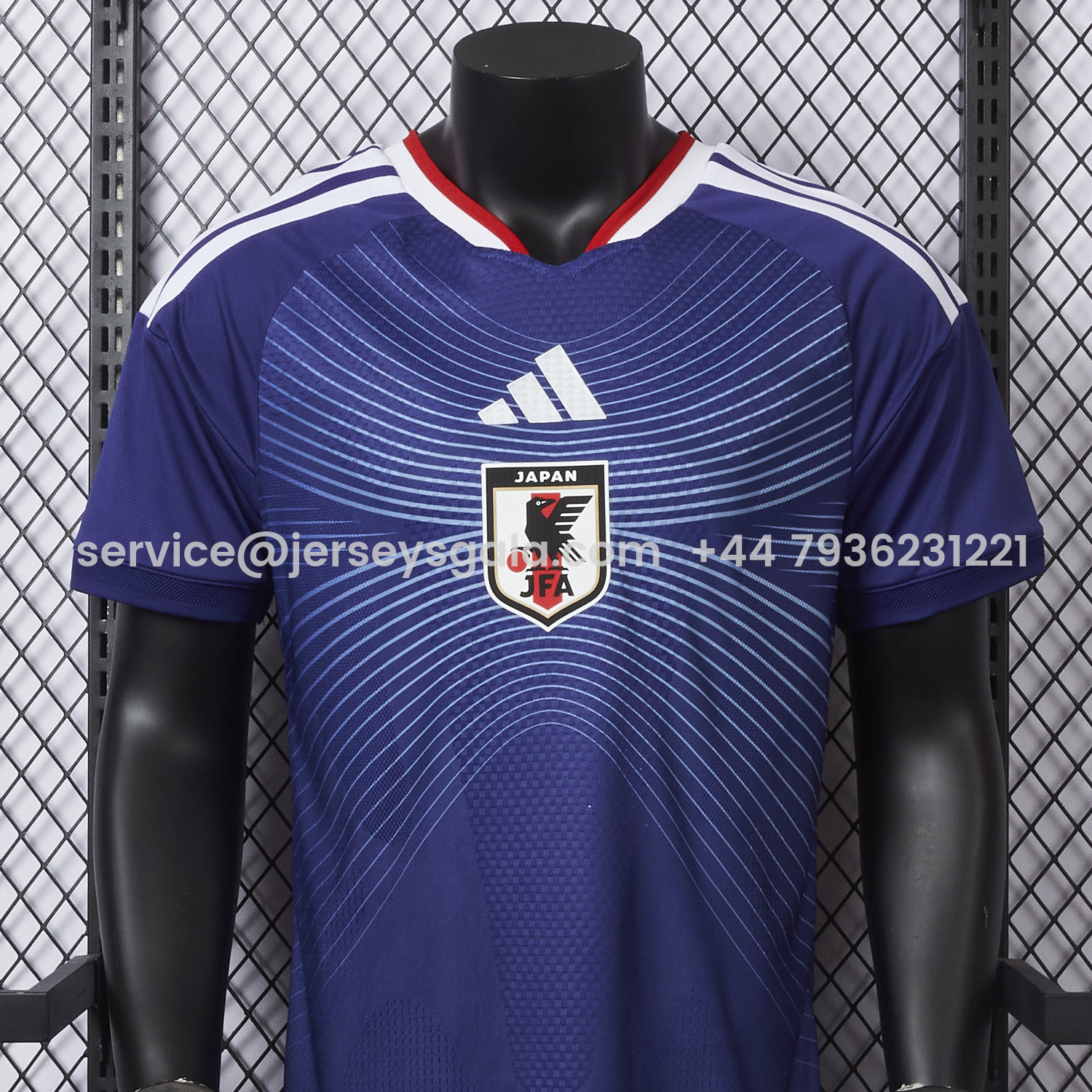 JerseysGala.com | Japan 25-26 Home Deep Blue (Informal-release Version) Jersey - Player Version -Customize Name, Number and Patch | Worldwide Shipping