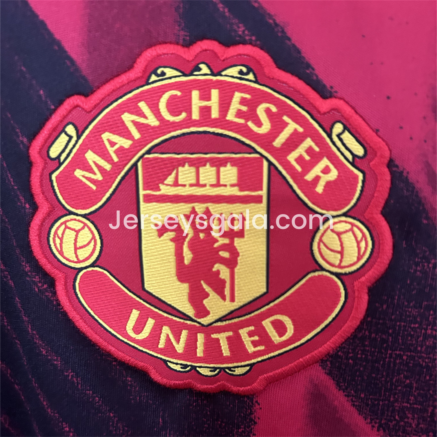 JerseysGala.com | Manchester United 25-26 Red Pre-match Training Jersey - Fans Version -Customize Name, Number and Patch | Worldwide Shipping