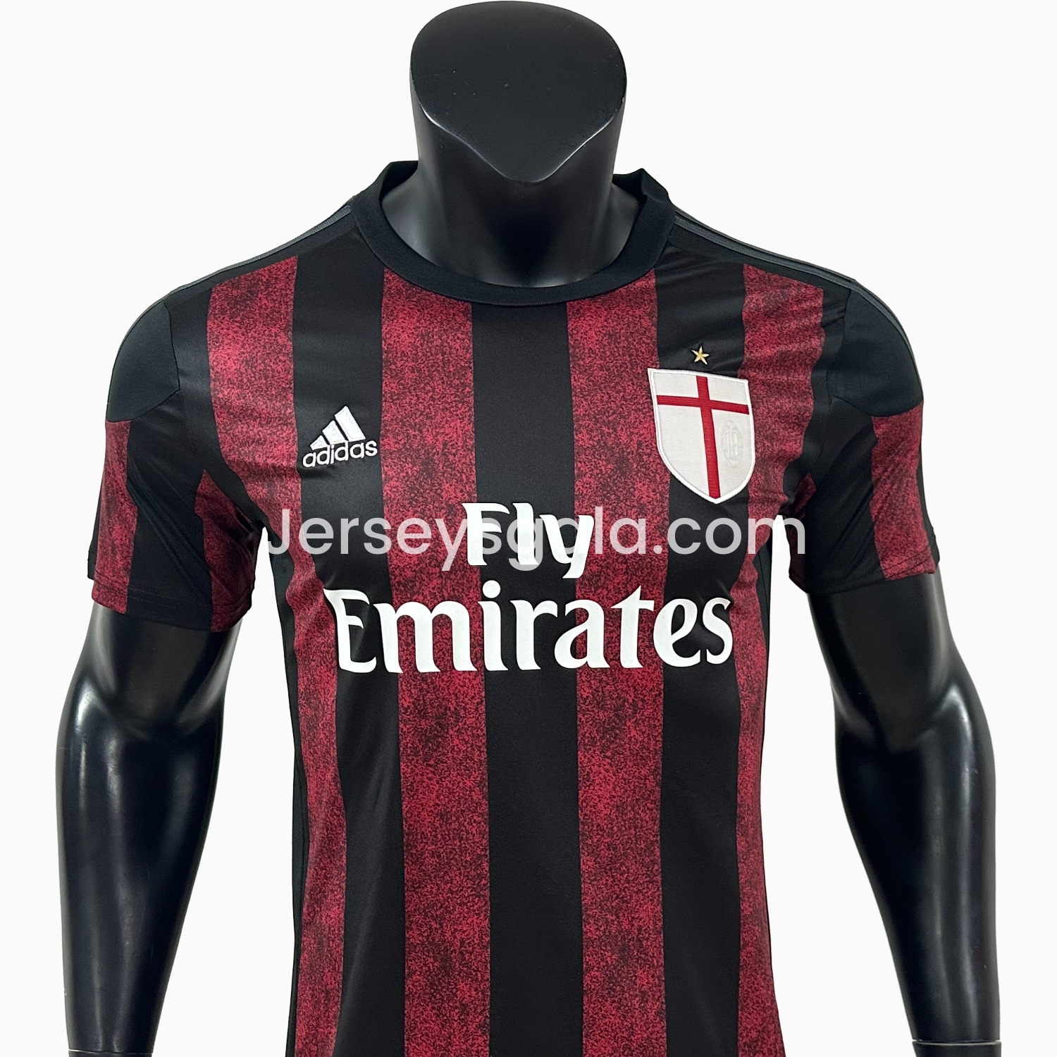 JerseysGala.com | Retro AC Milan 2015-16 Home Jersey -Customize Name, Number and Patch | Worldwide Shipping