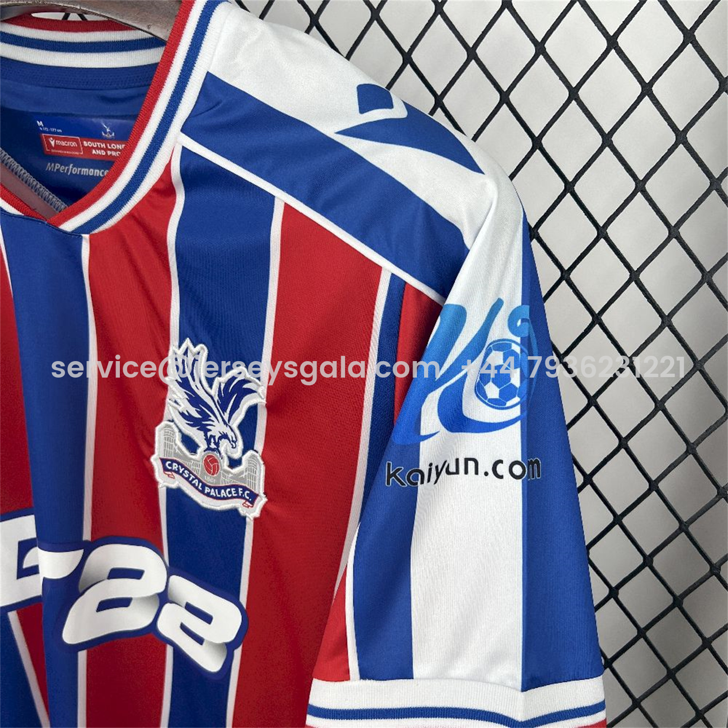JerseysGala.com | Crystal Palace 25-26 Home Jersey - Fans Version -Customize Name, Number and Patch | Worldwide Shipping