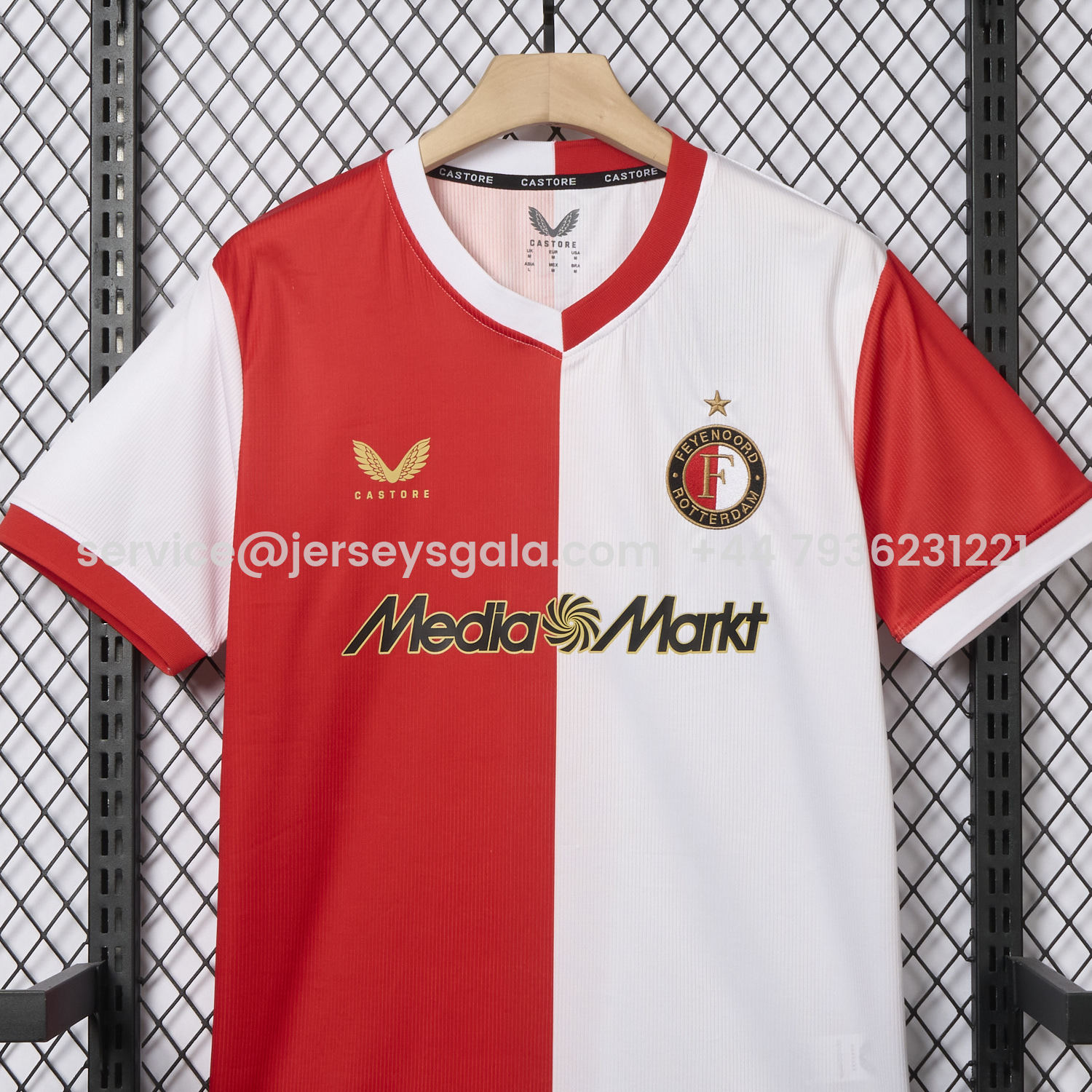 JerseysGala.com | Feyenoord 25-26 Home Jersey - Fans Version -Customize Name, Number and Patch | Worldwide Shipping