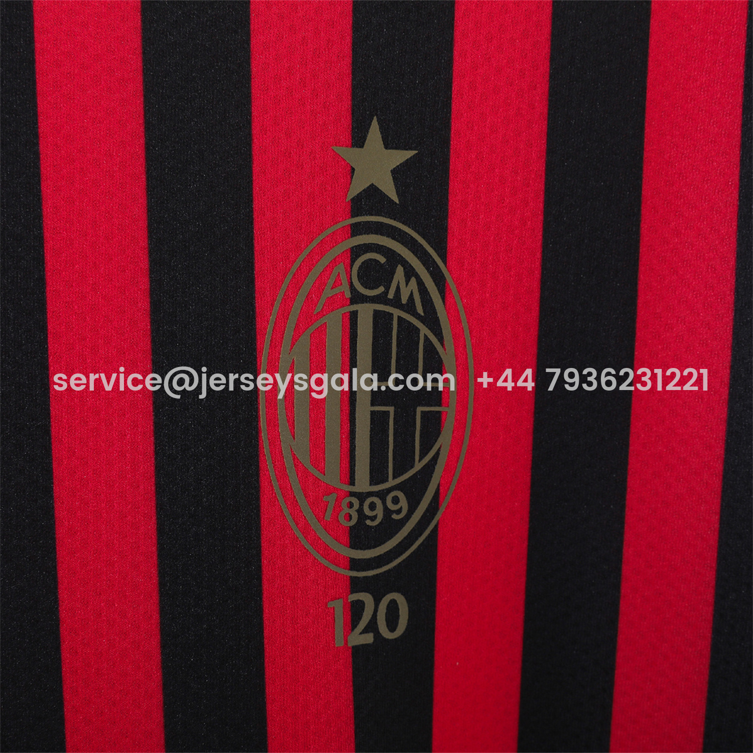 JerseysGala.com | Retro AC Milan 2019 120th Anniversary Home Jersey -Customize Name, Number and Patch | Worldwide Shipping