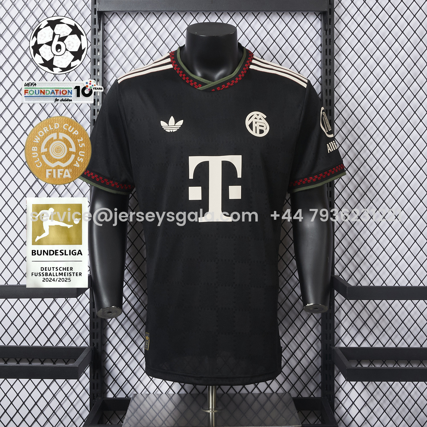 JerseysGala.com | Bayern Munich 25-26 Third Jersey - Player Version -Customize Name, Number and Patch | Worldwide Shipping