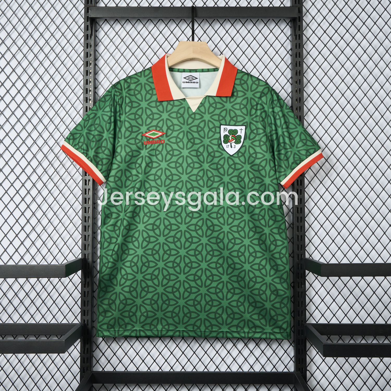 JerseysGala.com | Ireland 2025 St. Patrick's Day Green Jersey - Fans Version -Customize Name, Number and Patch | Worldwide Shipping