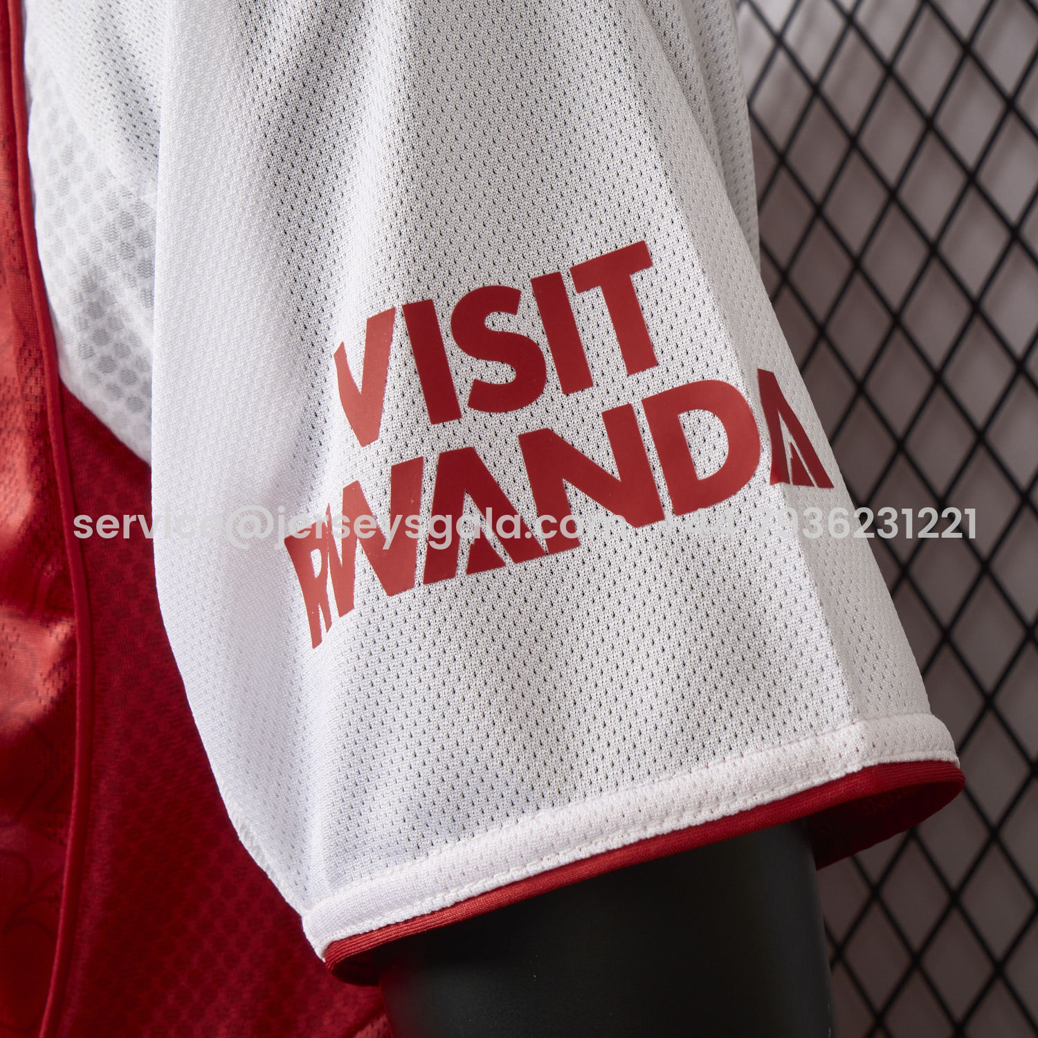 JerseysGala.com | Arsenal 25-26 Home Jersey (Letter A Pattern) - Player Version -Customize Name, Number and Patch | Worldwide Shipping