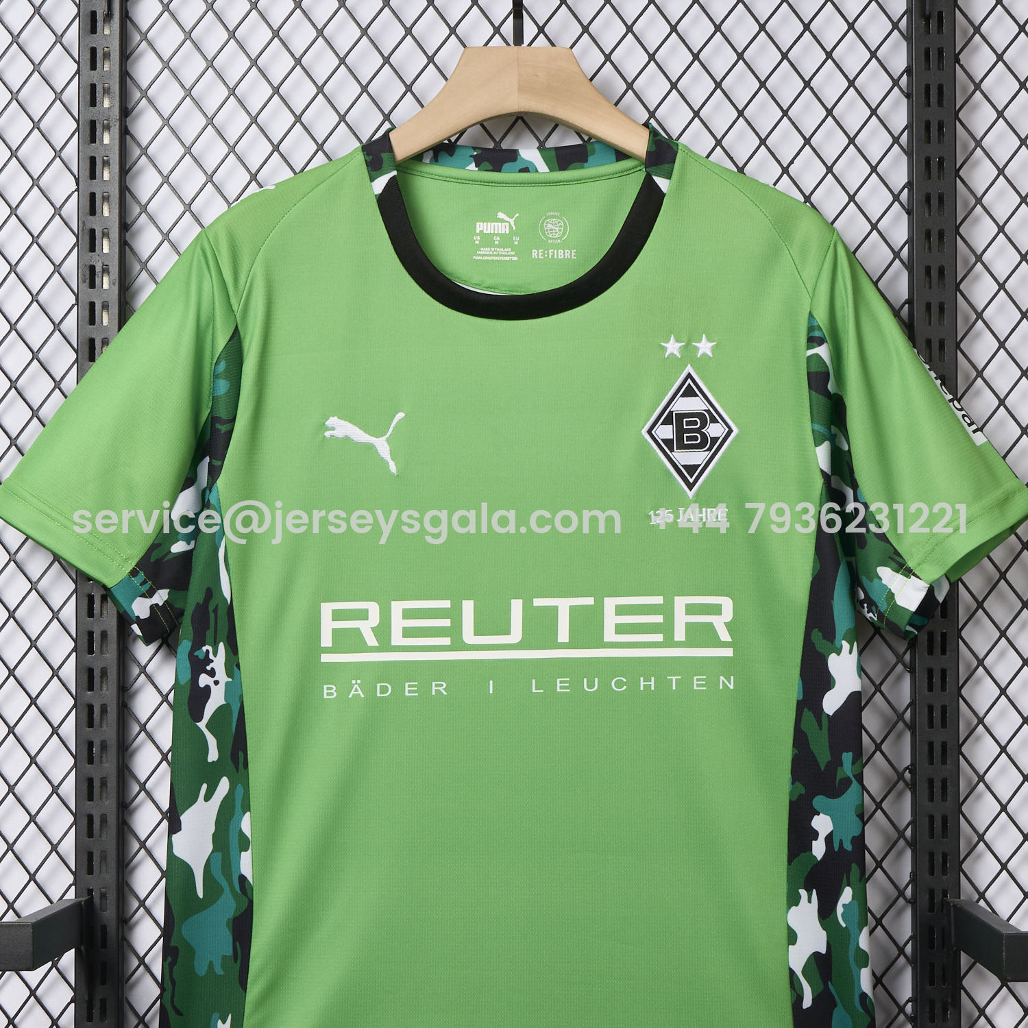JerseysGala.com | Borussia Mönchengladbach 25-26 Away Jersey - Fans Version -Customize Name, Number and Patch | Worldwide Shipping