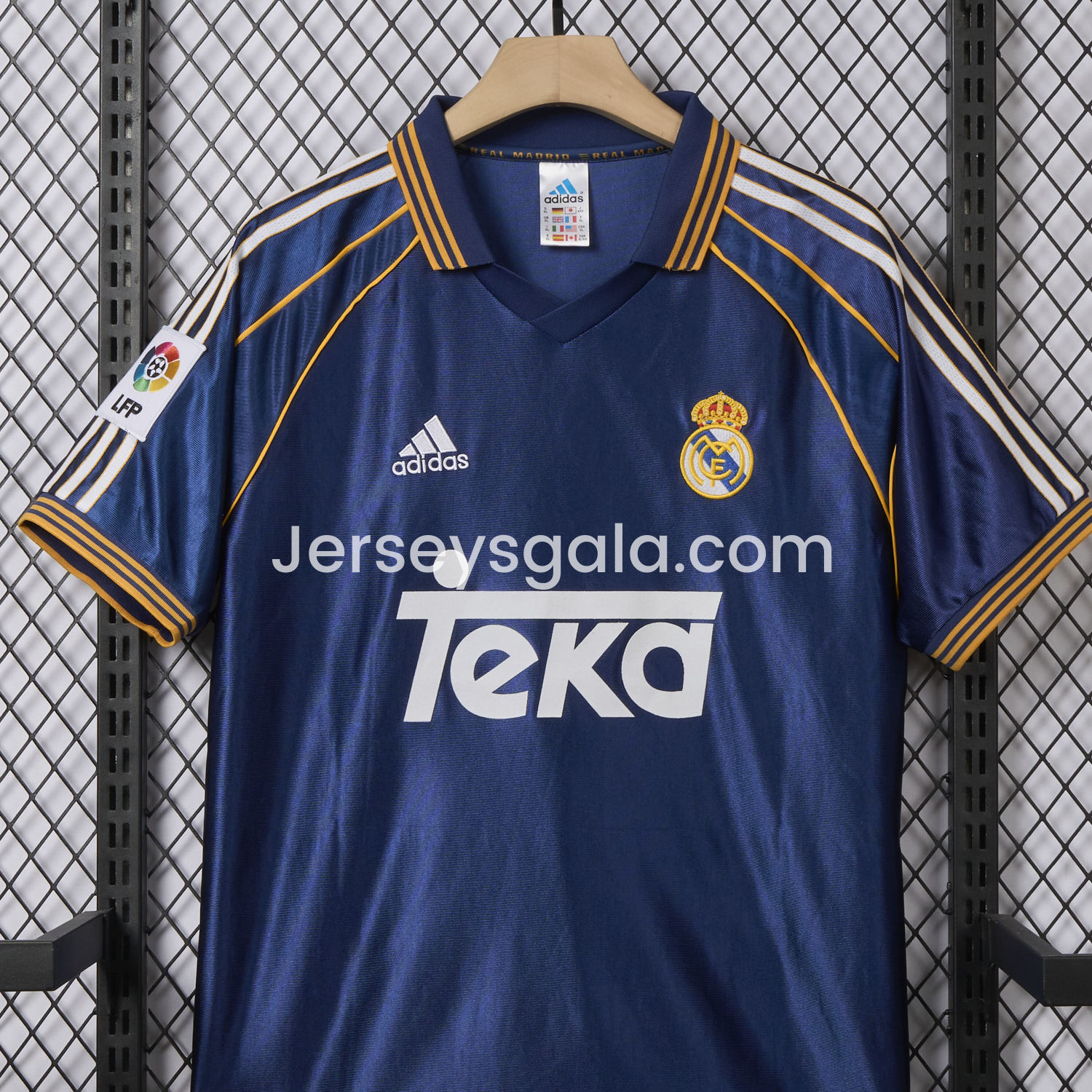 JerseysGala.com | Retro Real Madrid 1998-99 Third Jersey -Customize Name, Number and Patch | Worldwide Shipping