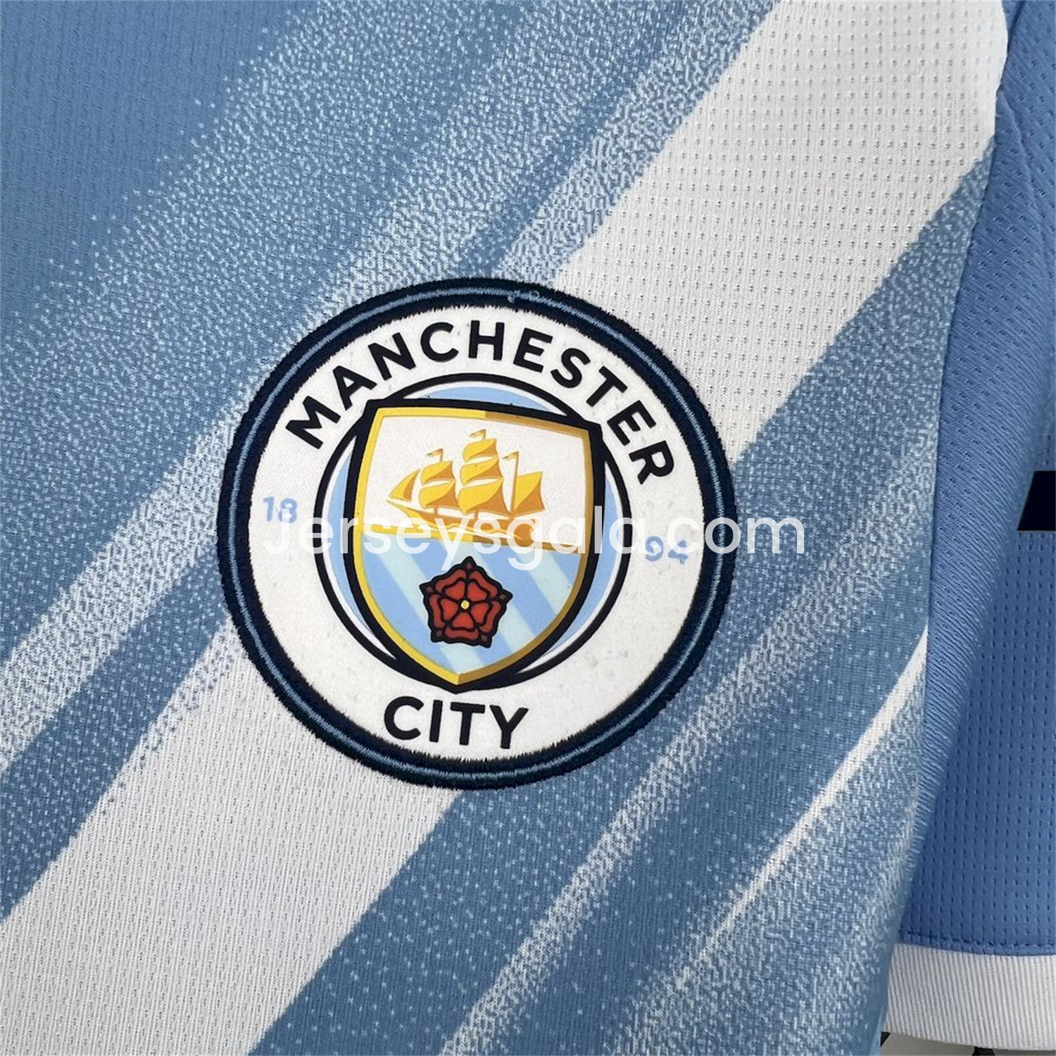 JerseysGala.com | Manchester City 25-26 Home Jersey - Fans Version -Customize Name, Number and Patch | Worldwide Shipping