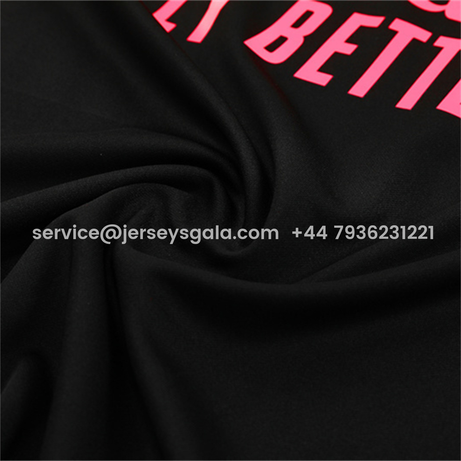 JerseysGala.com | Arsenal 25-26 Long Sleeve Training Set - Pink Logo Black Top & Black Pants -Customize Name, Number and Patch | Worldwide Shipping