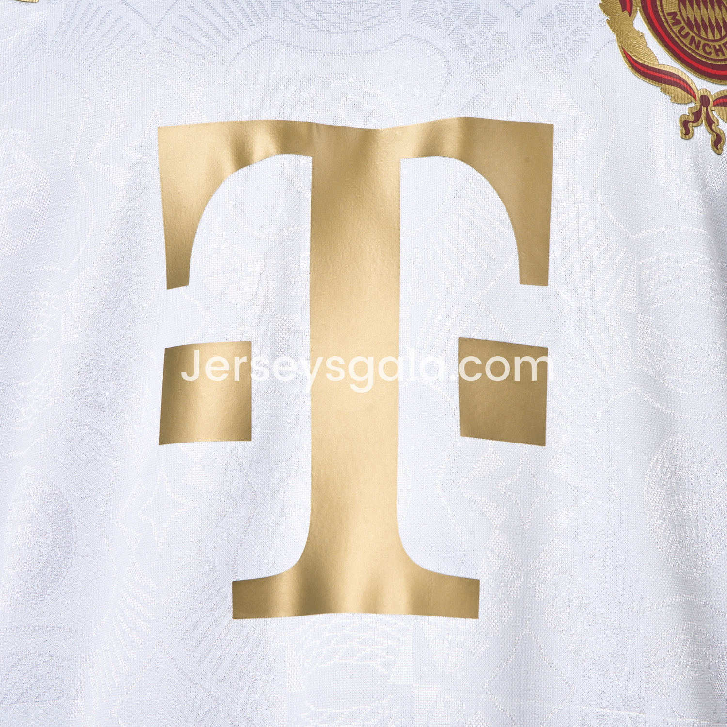 JerseysGala.com | Bayern Munich 2025 White 125th Anniversary Jersey - Player Version -Customize Name, Number and Patch | Worldwide Shipping