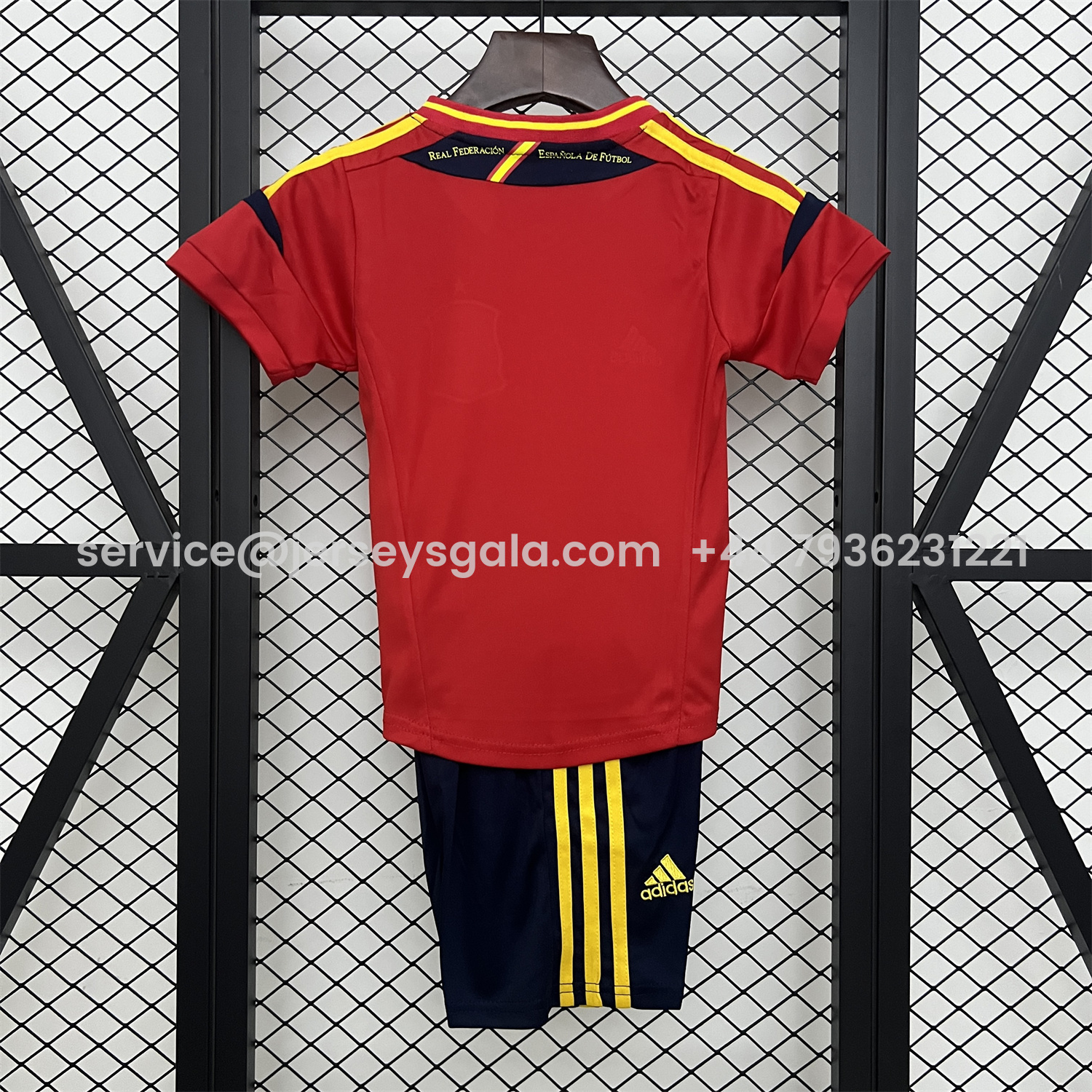 JerseysGala.com | Retro Spain 2012 Home Kids Kit -Customize Name, Number and Patch | Worldwide Shipping