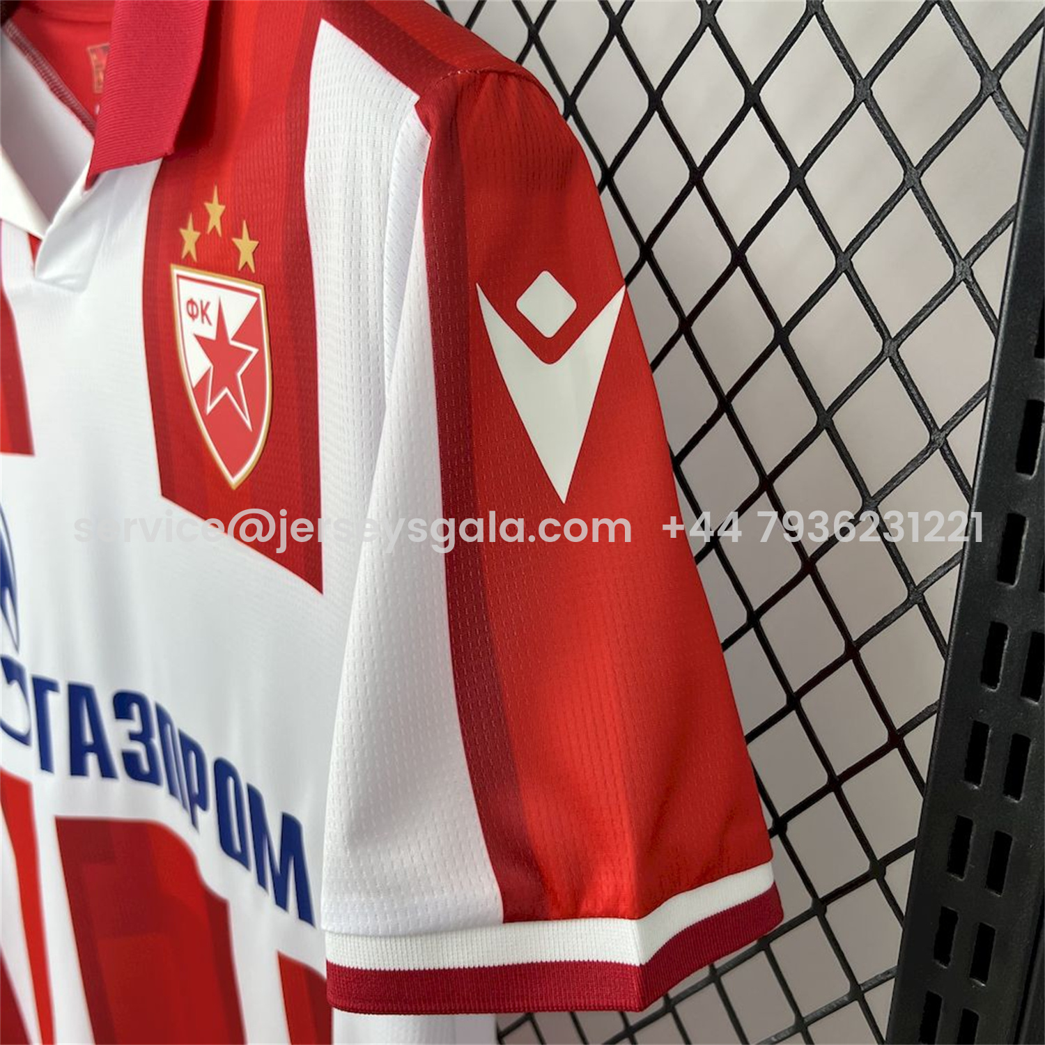 JerseysGala.com | Red Star Belgrade 25-26 Home Jersey - Fans Version -Customize Name, Number and Patch | Worldwide Shipping