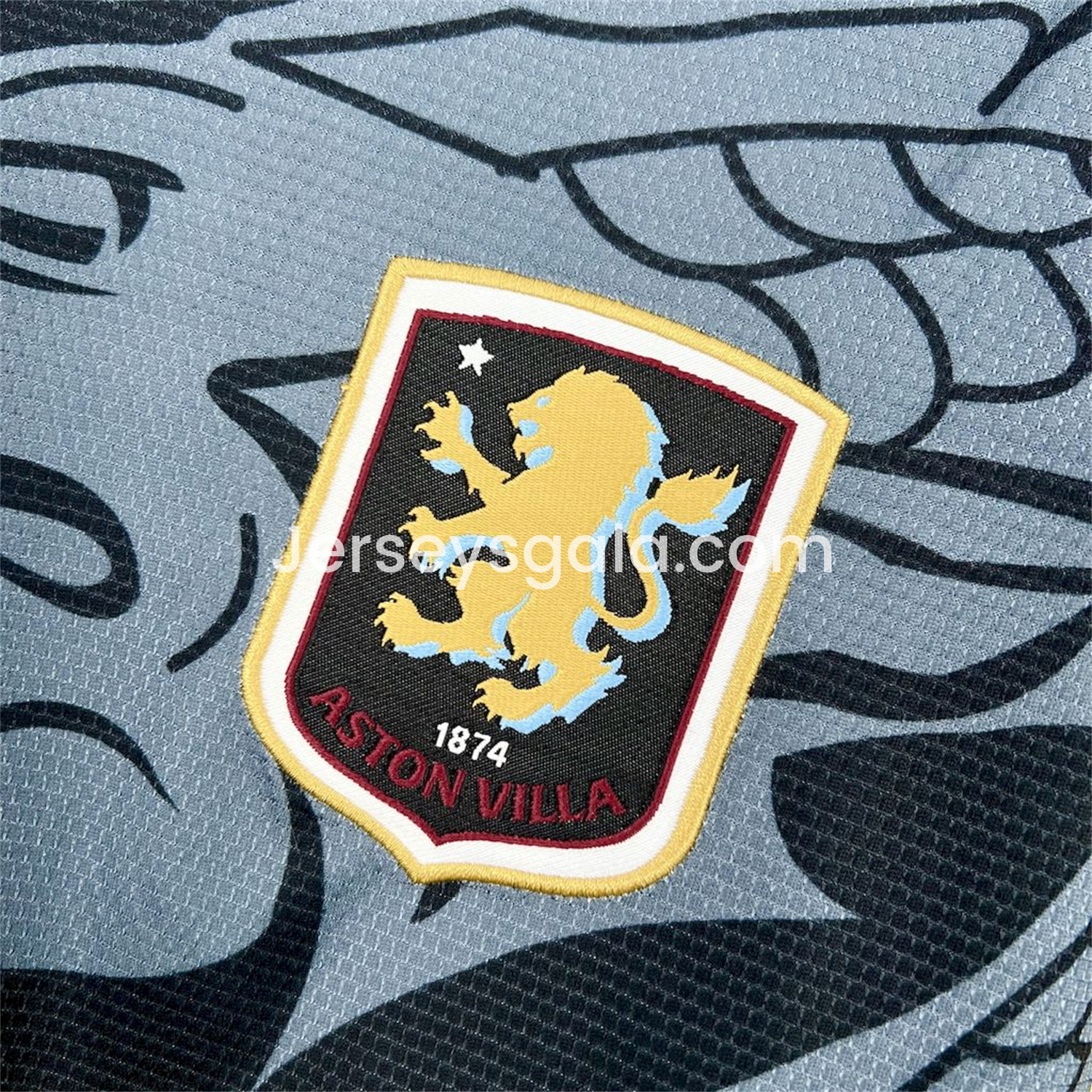 JerseysGala.com | Aston Villa 25-26 Black Special Edition Jersey - Fans Version -Customize Name, Number and Patch | Worldwide Shipping