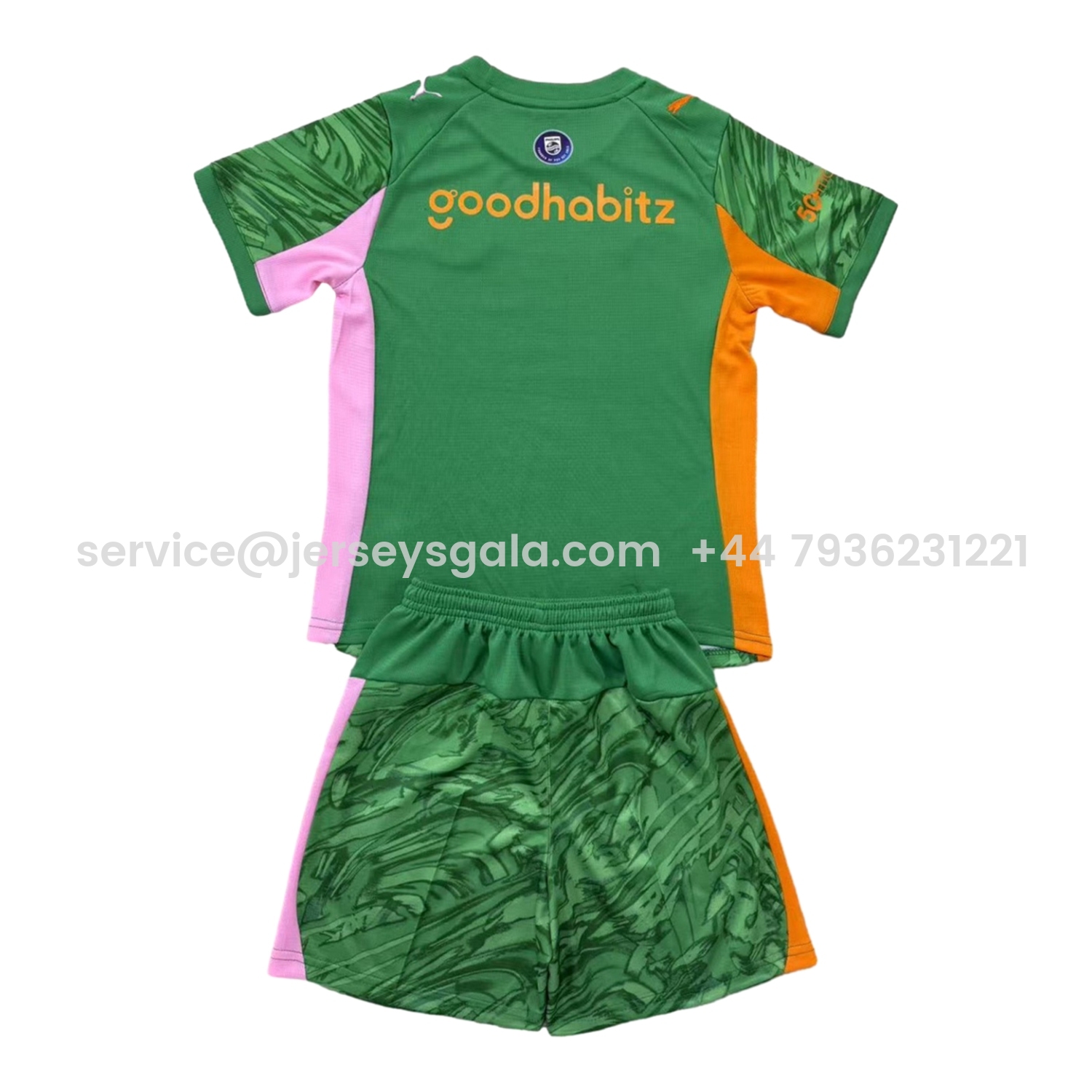 JerseysGala.com | PSV Eindhoven 25-26 Green Goalkeeper Men's Adult Jersey Set - Fans Version -Customize Name, Number and Patch | Worldwide Shipping