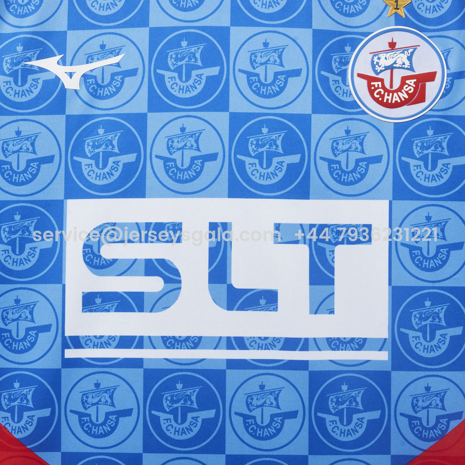 JerseysGala.com | Hansa Rostock 25-26 Home Jersey - Fans Version -Customize Name, Number and Patch | Worldwide Shipping