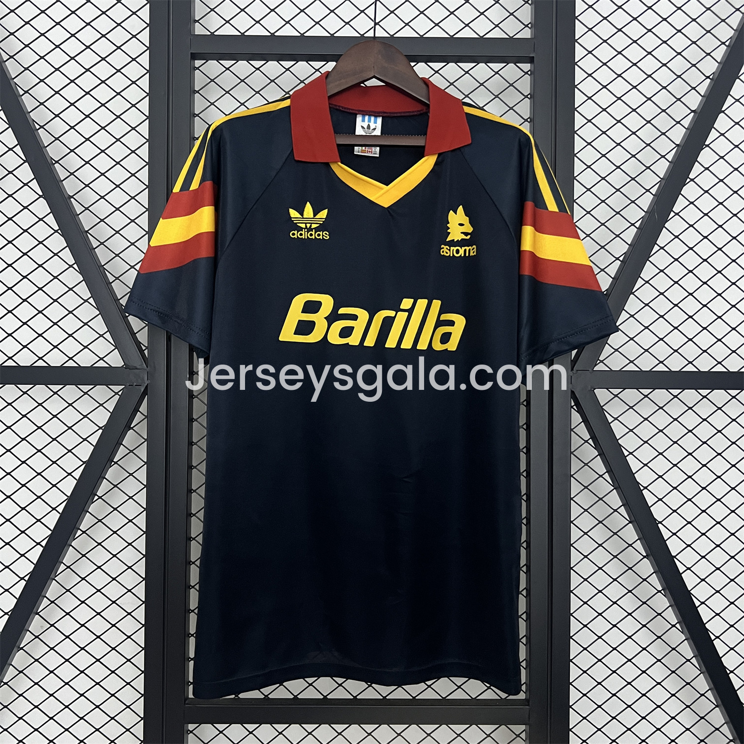 JerseysGala.com | Retro Roma 1991-92 Third Jersey -Customize Name, Number and Patch | Worldwide Shipping