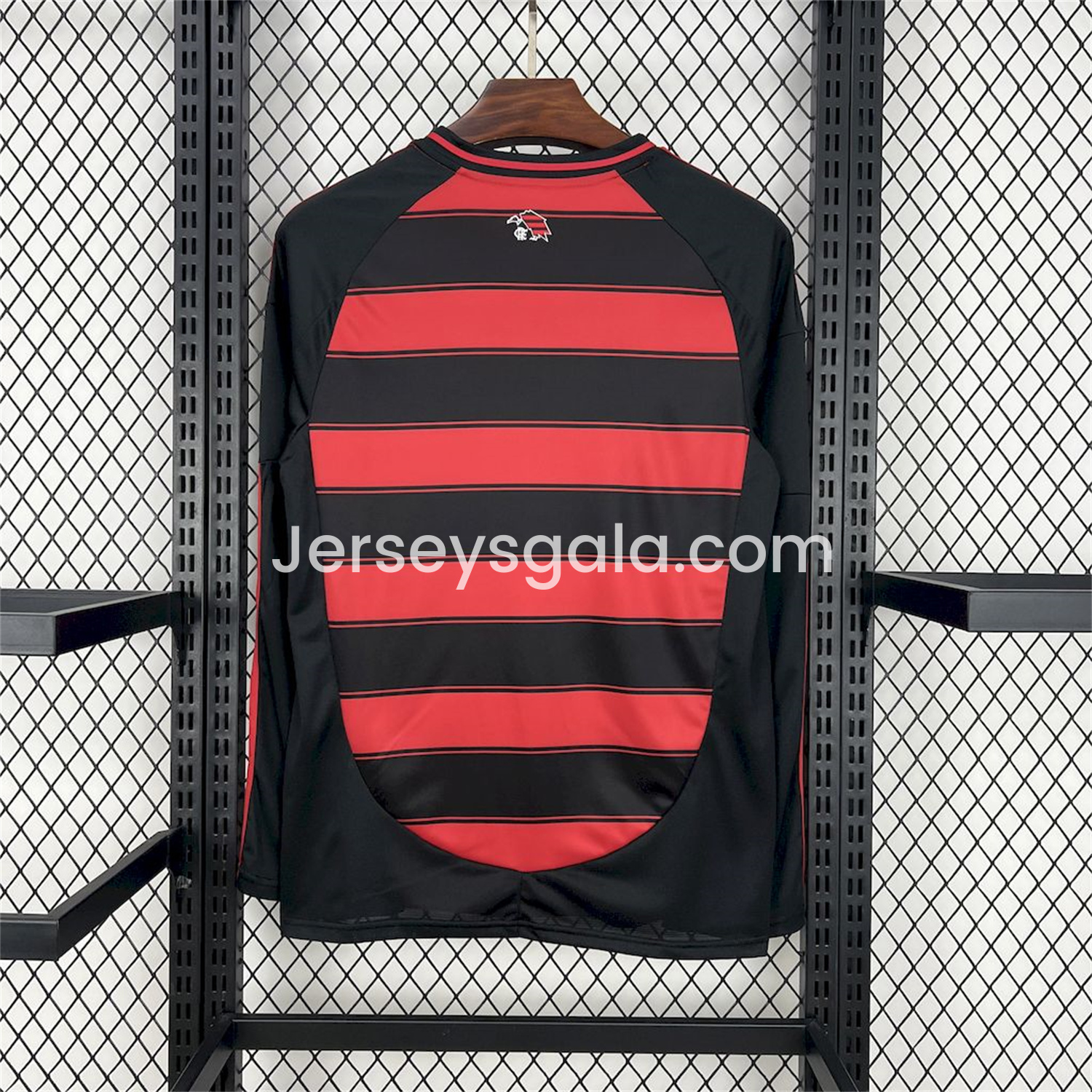 JerseysGala.com | Flamengo 25-26 Home Unsponsored Long Sleeves Jersey - Fans Version -Customize Name, Number and Patch | Worldwide Shipping