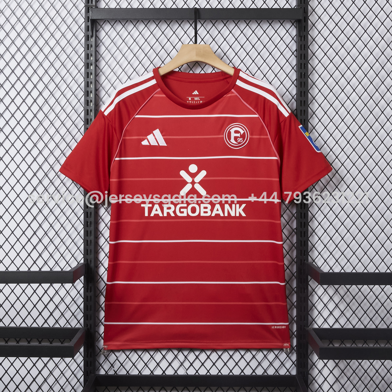 JerseysGala.com | Fortuna Düsseldorf 25-26 Home Jersey - Fans Version -Customize Name, Number and Patch | Worldwide Shipping