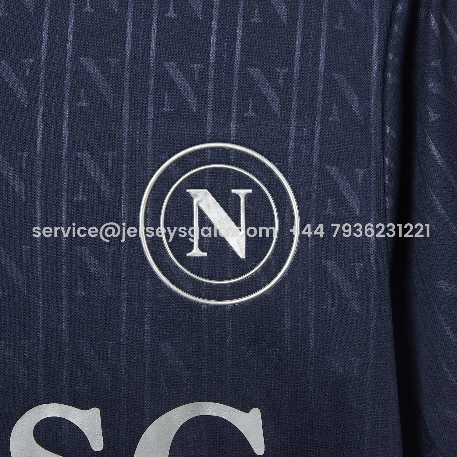 JerseysGala.com | Napoli 25-26 European Third Deep Blue Jersey - Fans Version -Customize Name, Number and Patch | Worldwide Shipping