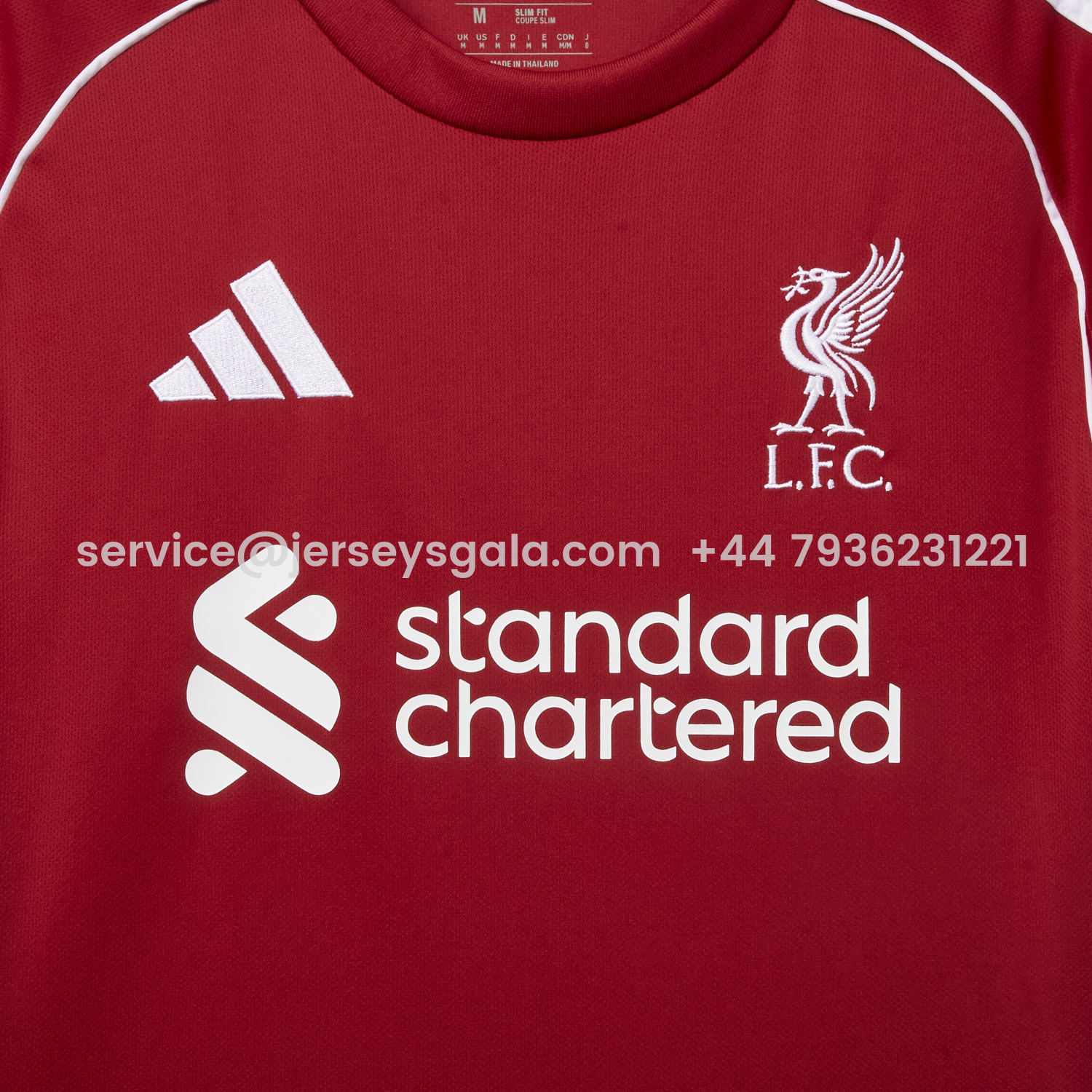 JerseysGala.com | Liver.pool 25-26 Home Jersey - Fans Version -Customize Name, Number and Patch | Worldwide Shipping