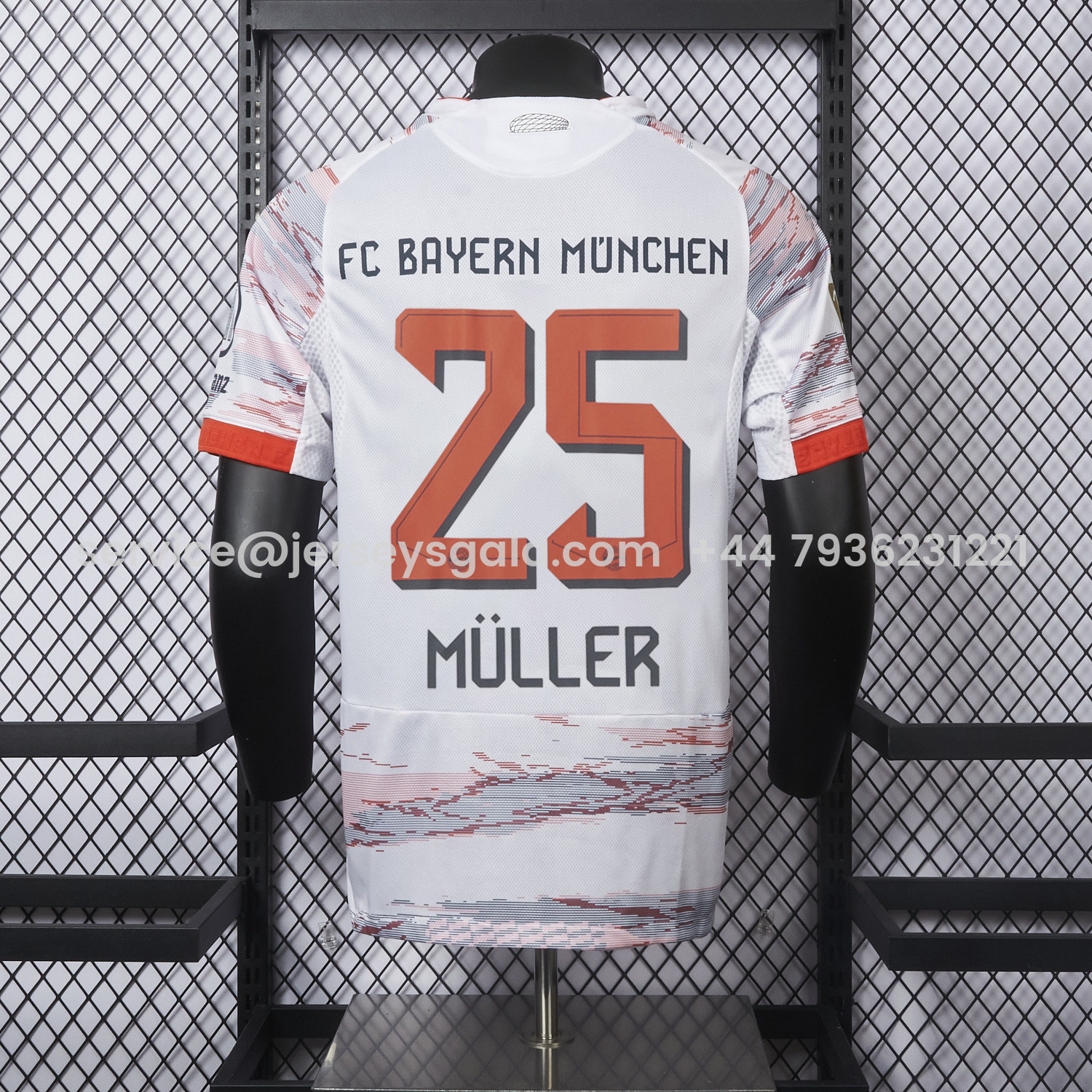 JerseysGala.com | Bayern Munich 25-26 Away White Jersey - Player Version -Customize Name, Number and Patch | Worldwide Shipping