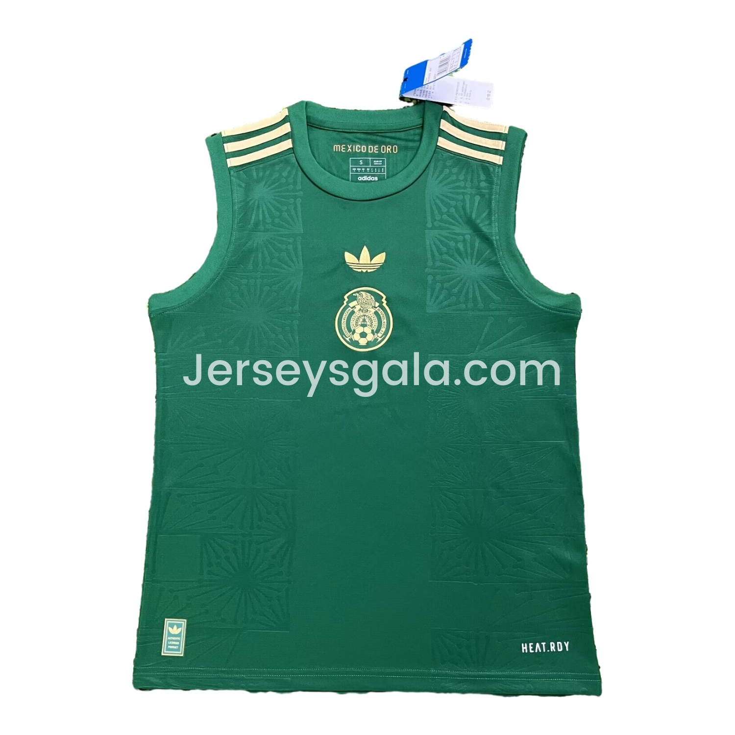 JerseysGala.com | Mexico 2025 Gold Cup Green Special Edition Vest -Customize Name, Number and Patch | Worldwide Shipping