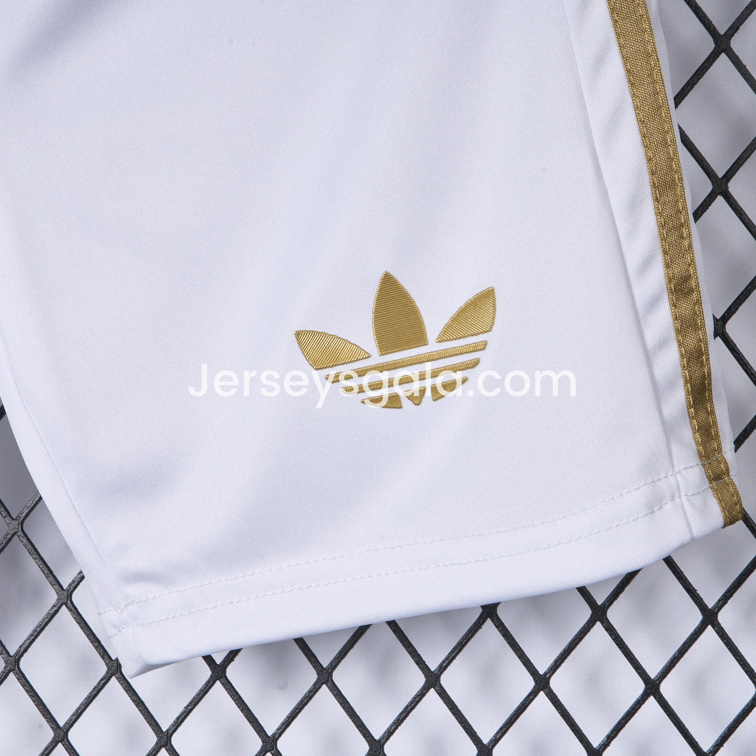 JerseysGala.com | Bayern Munich 2025 White 125th Anniversary Shorts - Fans Version -Customize Name, Number and Patch | Worldwide Shipping