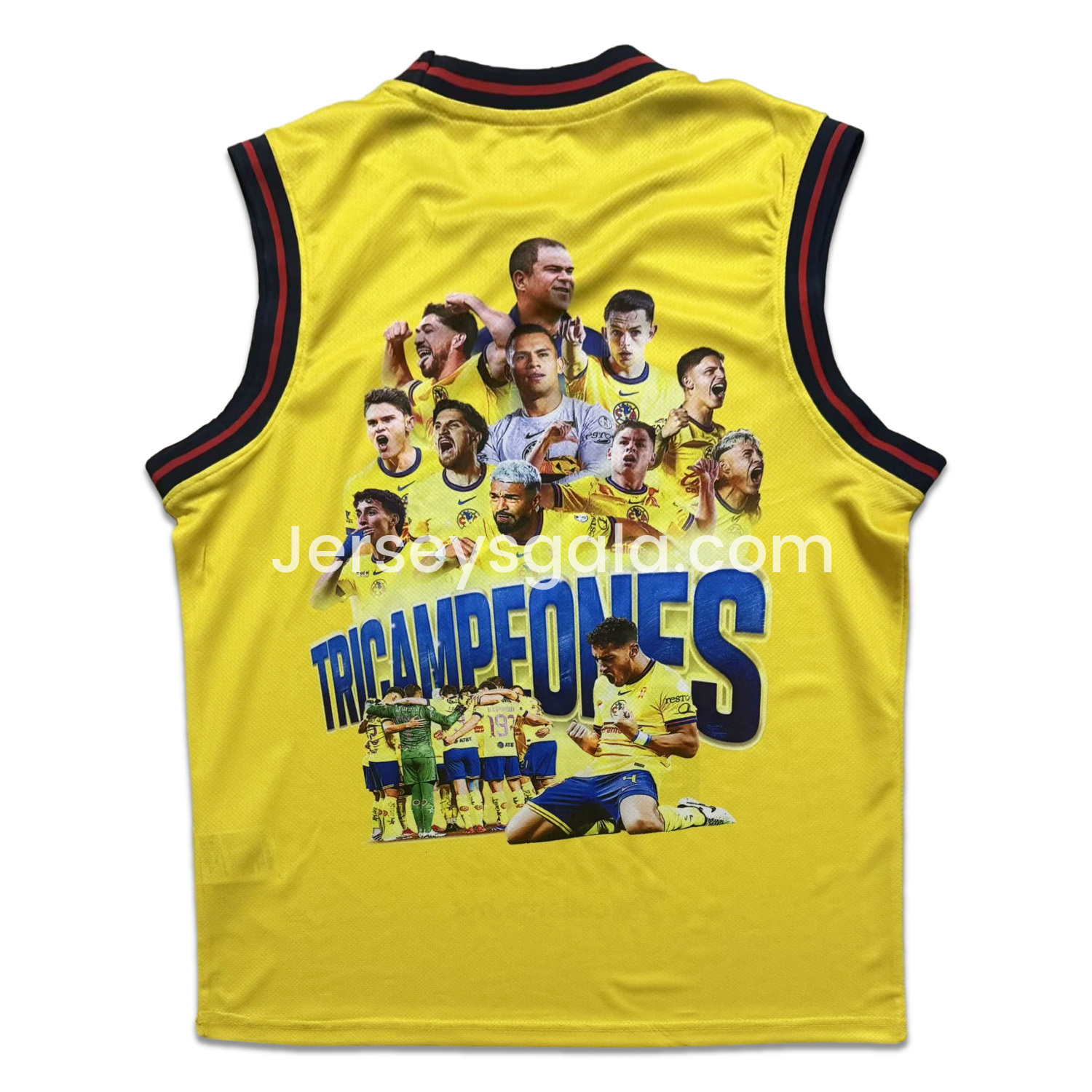 JerseysGala.com | Club América 2024 Triple Championship Commemorative Edition Vest -Customize Name, Number and Patch | Worldwide Shipping
