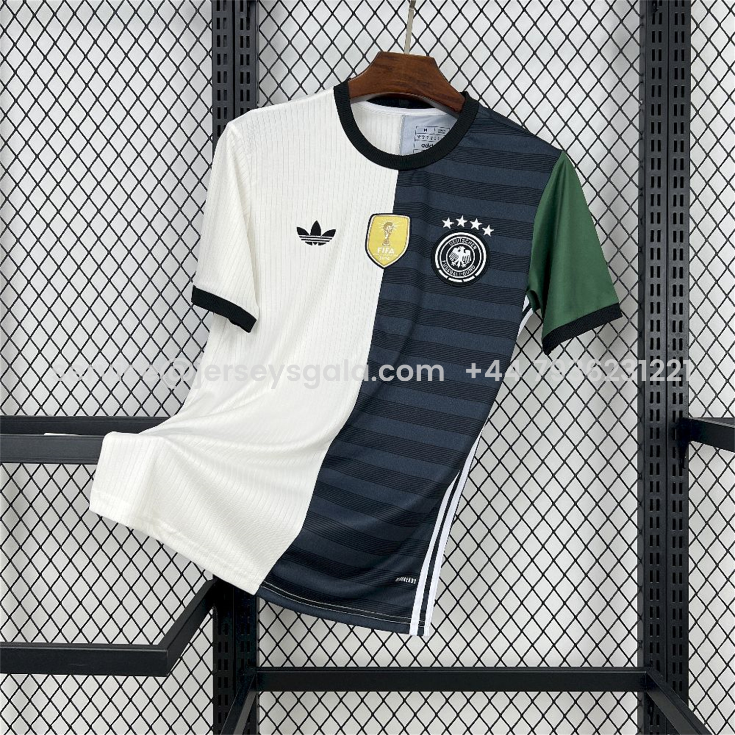 JerseysGala.com | Germany 25-26 White And Black Special Jersey - Fans Version -Customize Name, Number and Patch | Worldwide Shipping