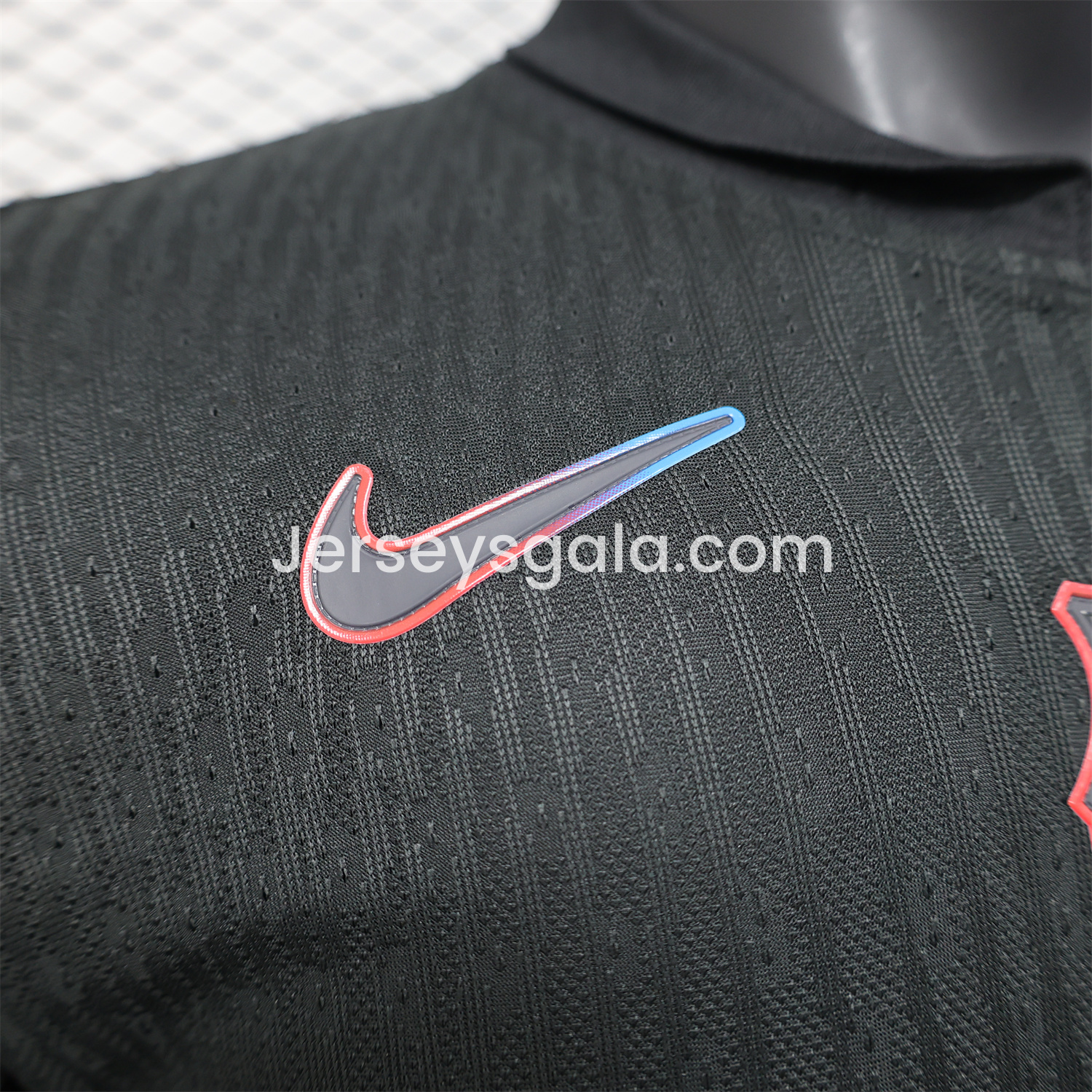 JerseysGala.com | Barcelona x Travis Scott 24-25 Away Black Long Sleeves Jersey - Player Version -Customize Name, Number and Patch | Worldwide Shipping