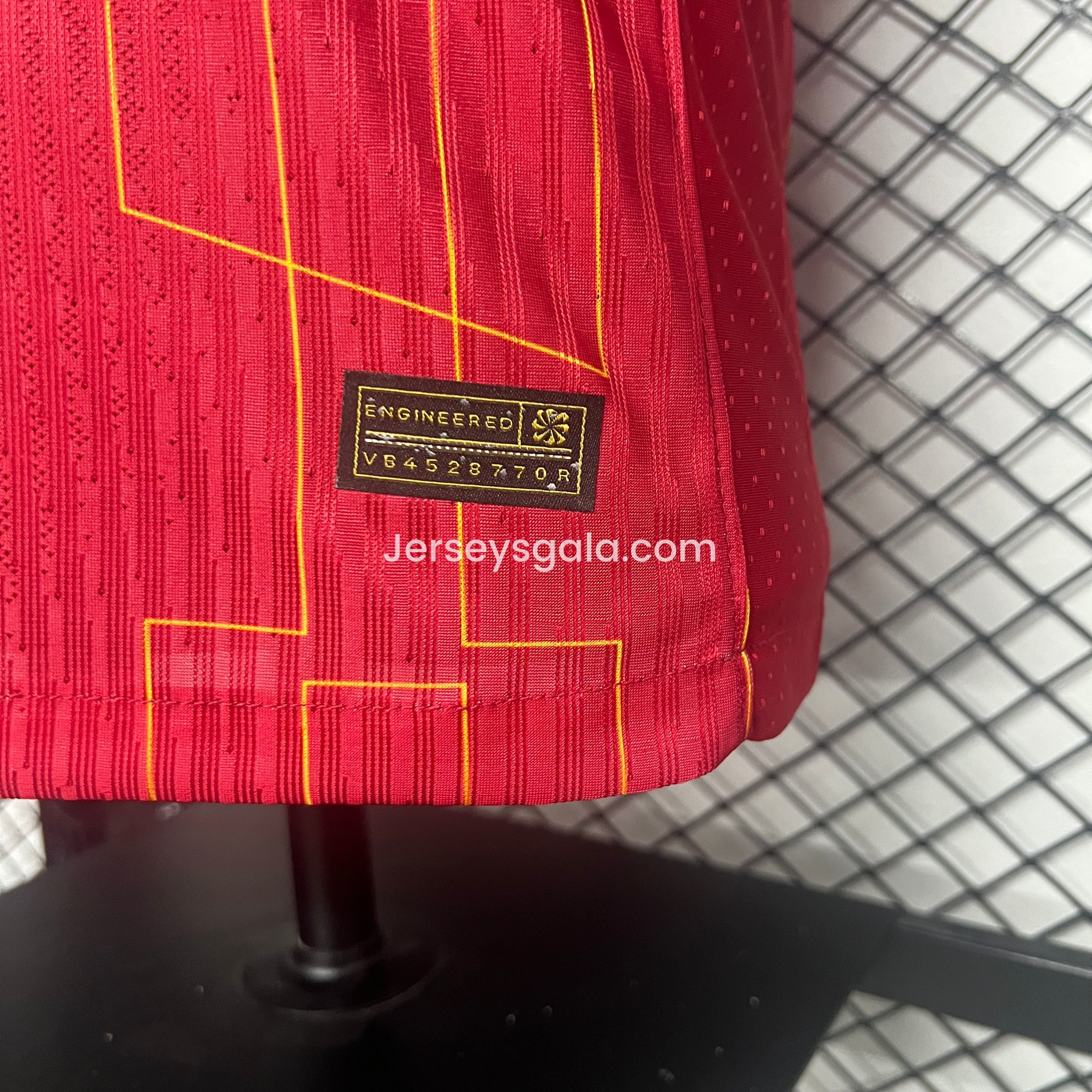 JerseysGala.com | Liver.pool 24-25 Home Jersey with Golden Champions Patch - Player Version -Customize Name, Number and Patch | Worldwide Shipping