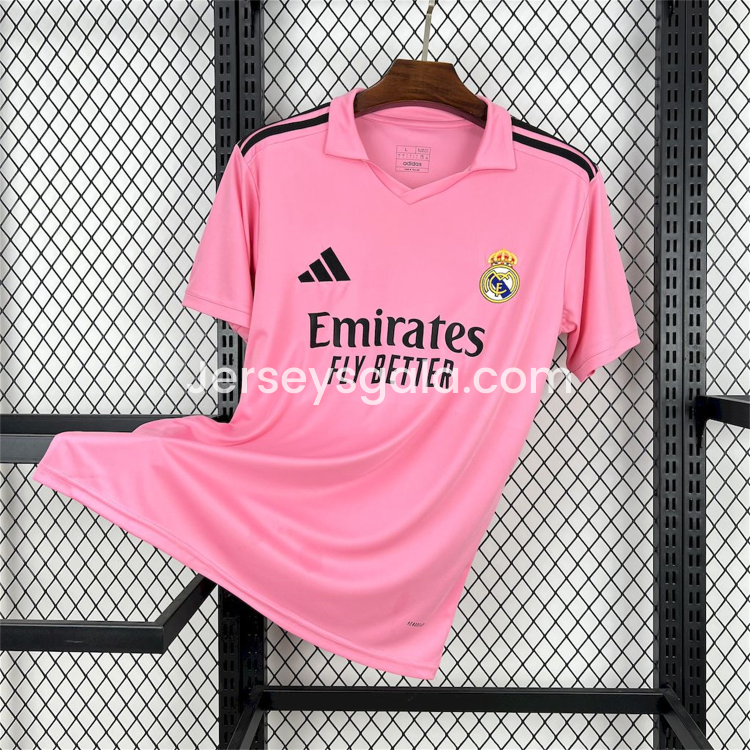 JerseysGala.com | Real Madrid 2025-26 Pink Special Edition Jersey - Fans Version -Customize Name, Number and Patch | Worldwide Shipping