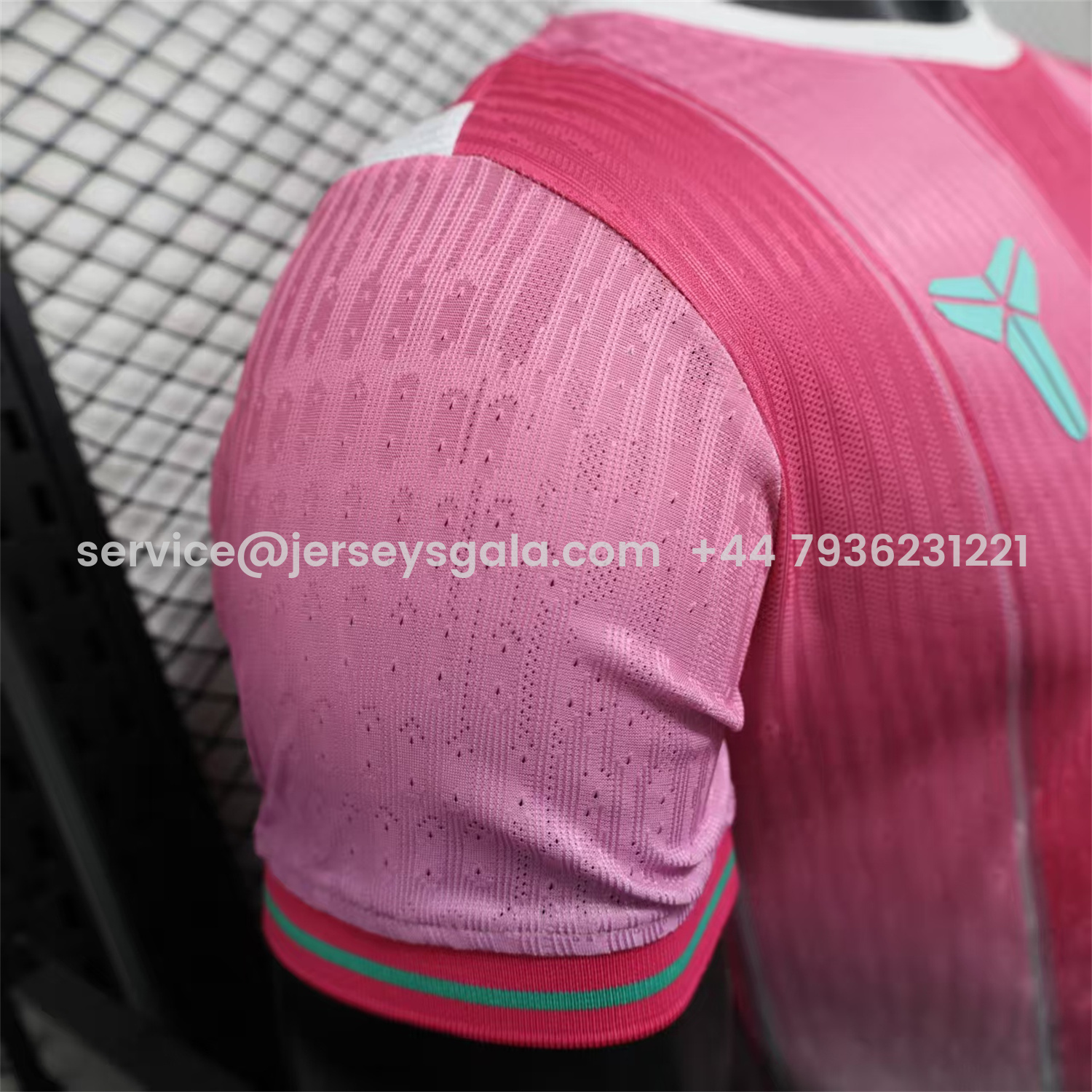 JerseysGala.com | Barcelona 25-26 Pink And Cyan Special Jersey - Player Version -Customize Name, Number and Patch | Worldwide Shipping