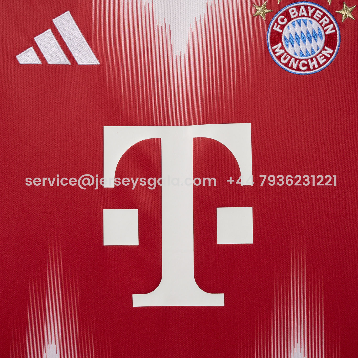 JerseysGala.com | Bayern Munich 25-26 Home Red Jersey - Fans Version -Customize Name, Number and Patch | Worldwide Shipping