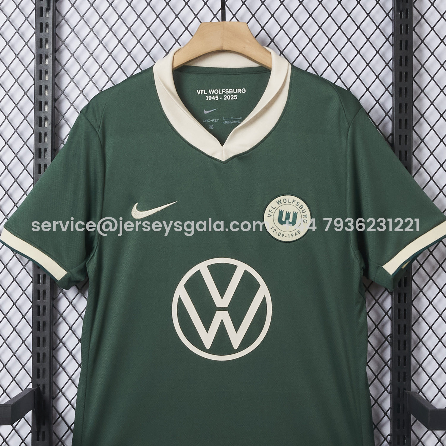 JerseysGala.com | Wolfsburg 25-26 80th Anniversary Special Jersey - Fans Version -Customize Name, Number and Patch | Worldwide Shipping