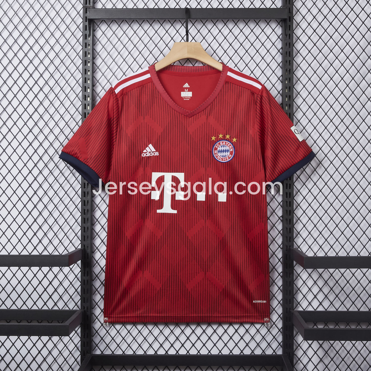 JerseysGala.com | Retro Bayern Munich 2018-19 Home Jersey -Customize Name, Number and Patch | Worldwide Shipping