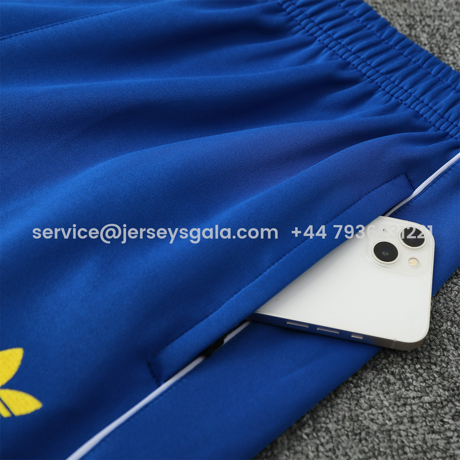 JerseysGala.com | Boca Juniors 25-26 Jacket Training Tracksuit - Light Blue Jackets & Blue Pants -Customize Name, Number and Patch | Worldwide Shipping