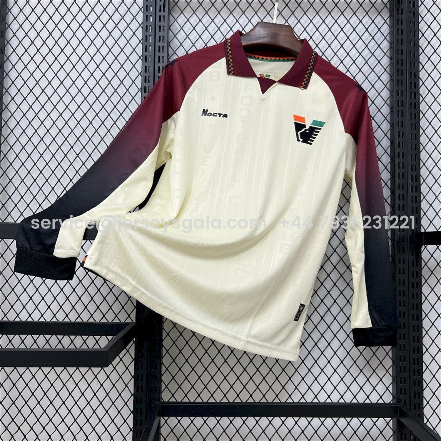 JerseysGala.com | Venezia FC 25-26 Away Unsponsored Long Sleeves Jersey - Fans Version -Customize Name, Number and Patch | Worldwide Shipping
