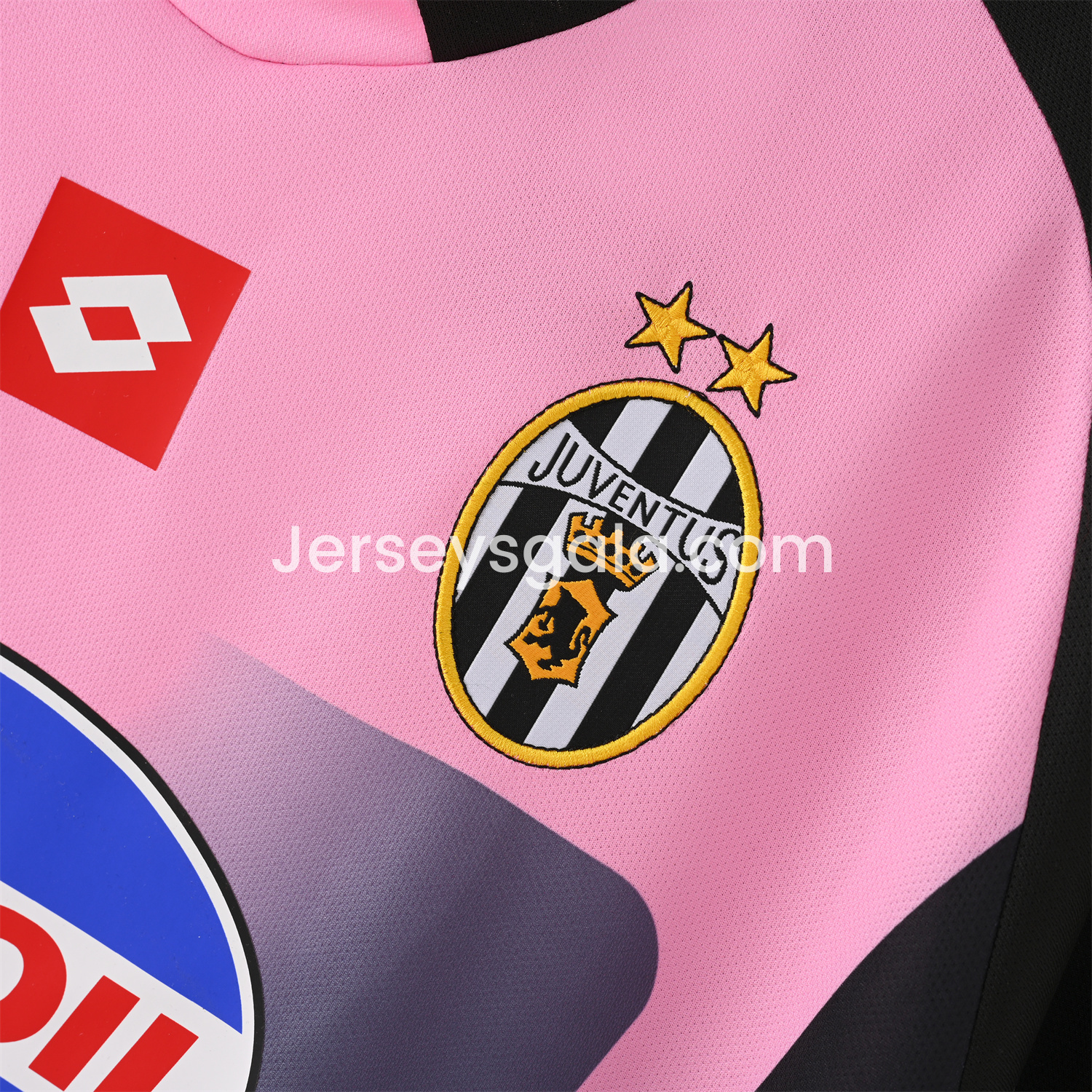 JerseysGala.com | Retro Juventus 2002-03 Pink Goalkeeper Jersey -Customize Name, Number and Patch | Worldwide Shipping