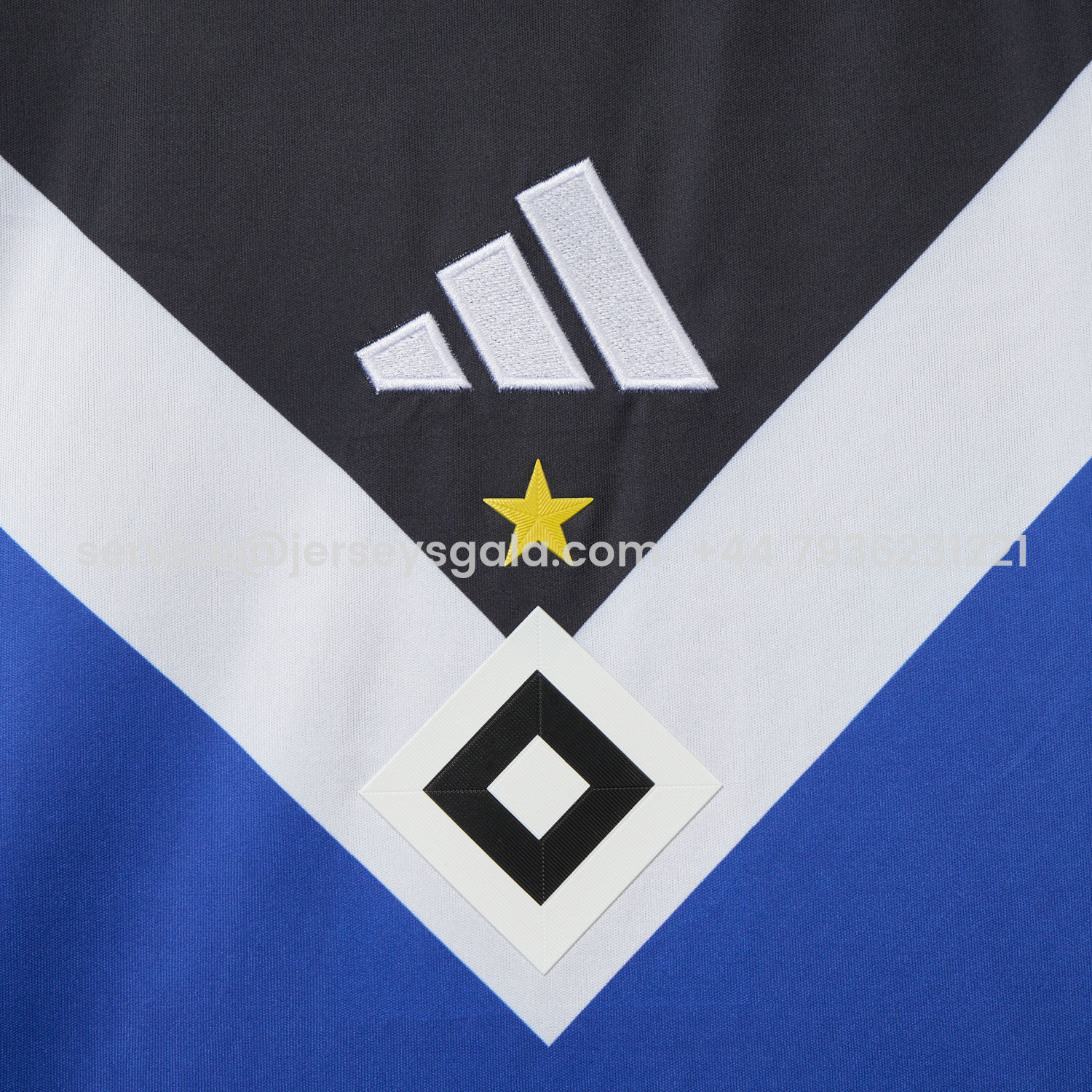 JerseysGala.com | Hamburger SV 25-26 Away Jersey - Fans Version -Customize Name, Number and Patch | Worldwide Shipping