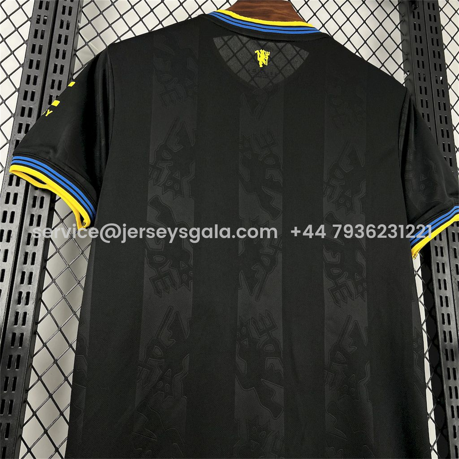 JerseysGala.com | Manchester United 25-26 Third Black Jersey - Fans Version -Customize Name, Number and Patch | Worldwide Shipping