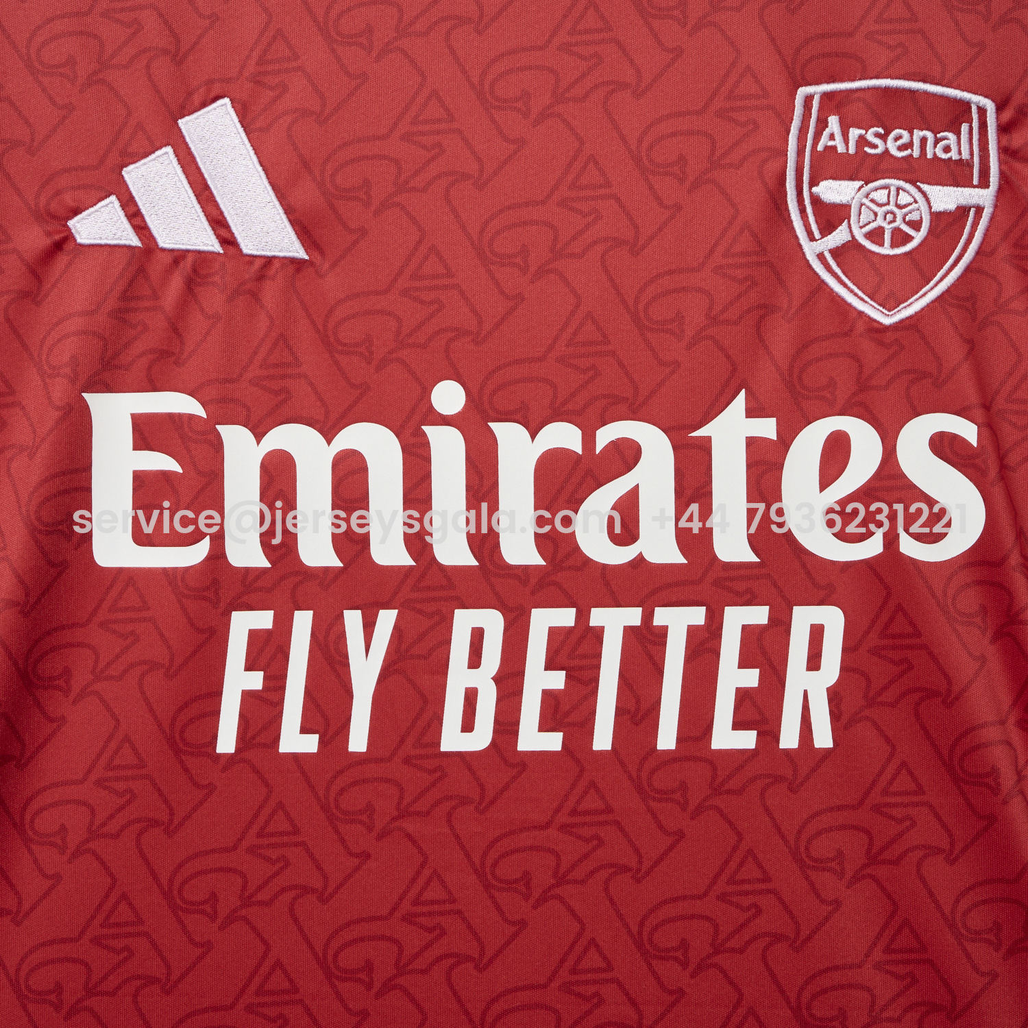 JerseysGala.com | Arsenal 25-26 Home Jersey - Fans Version -Customize Name, Number and Patch | Worldwide Shipping