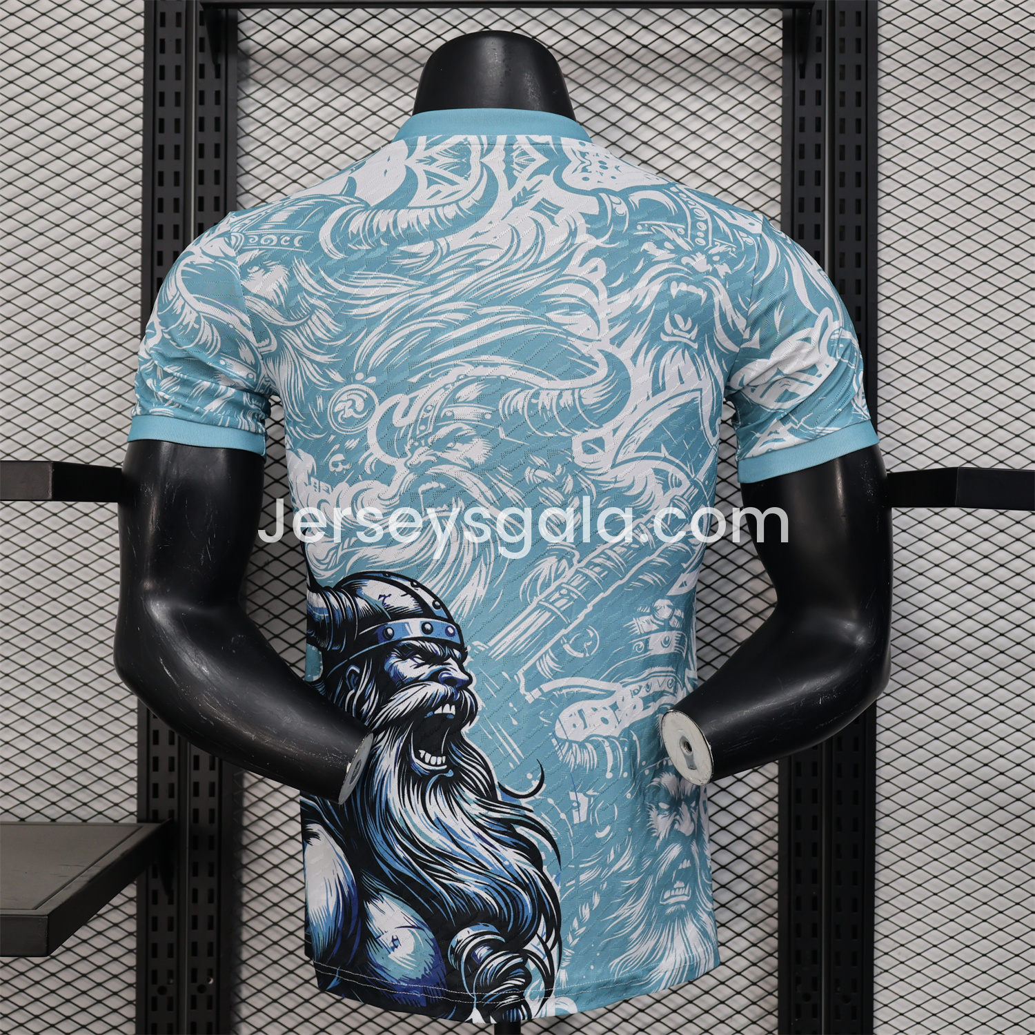 JerseysGala.com | Real Madrid 25-26 Blue Viking Roar Special Edition Jersey - Player Version -Customize Name, Number and Patch | Worldwide Shipping