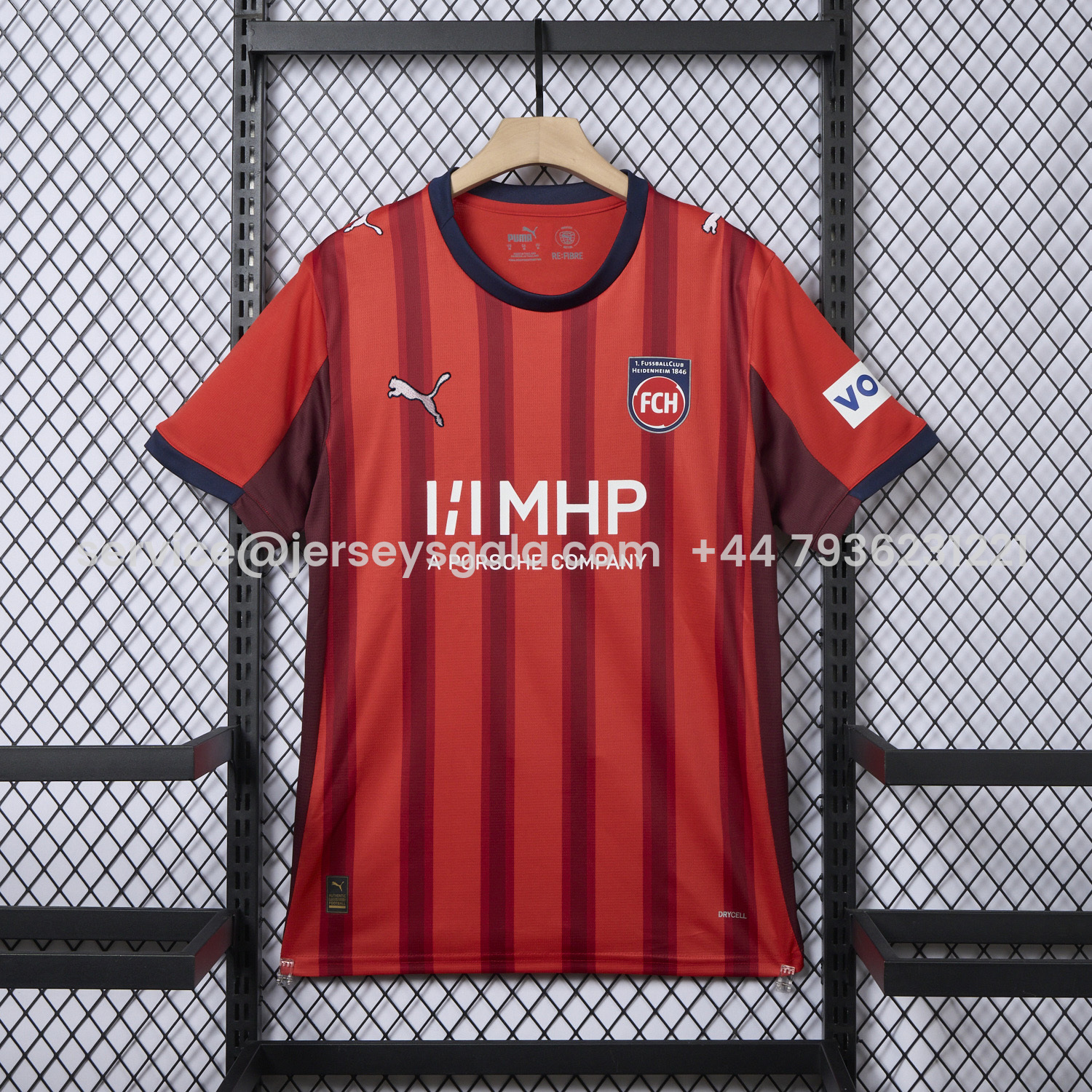 JerseysGala.com | FC Heidenheim 25-26 Home Jersey - Fans Version -Customize Name, Number and Patch | Worldwide Shipping